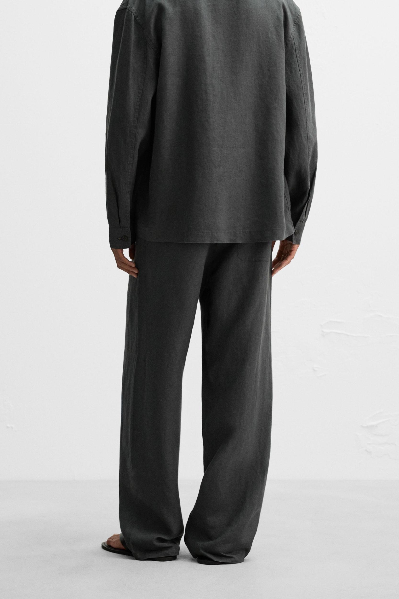 RELAXED FIT 100% HEMP PANTS Product Image