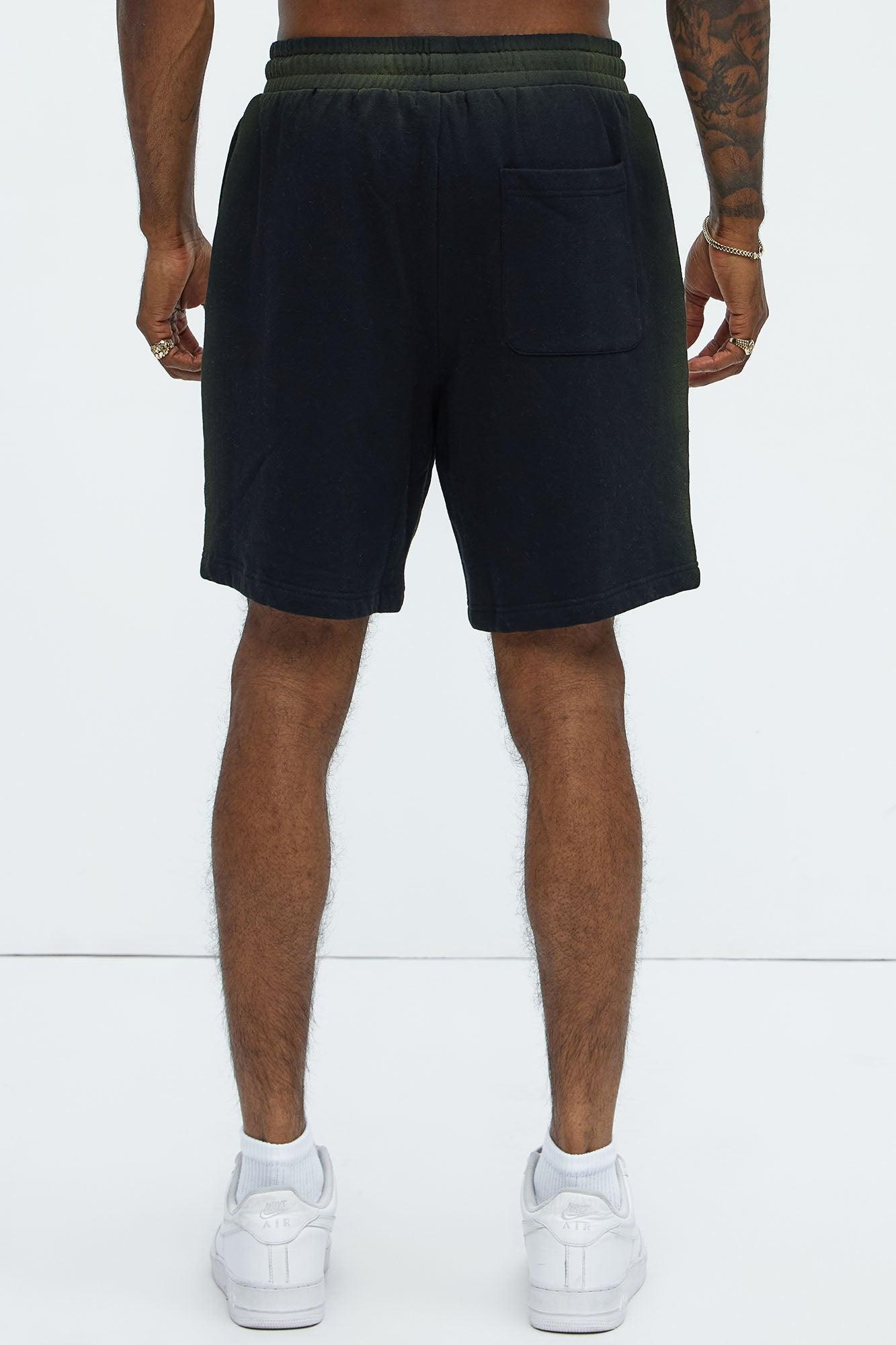 Tyson Blurred Lines Relaxed Shorts - Black Product Image