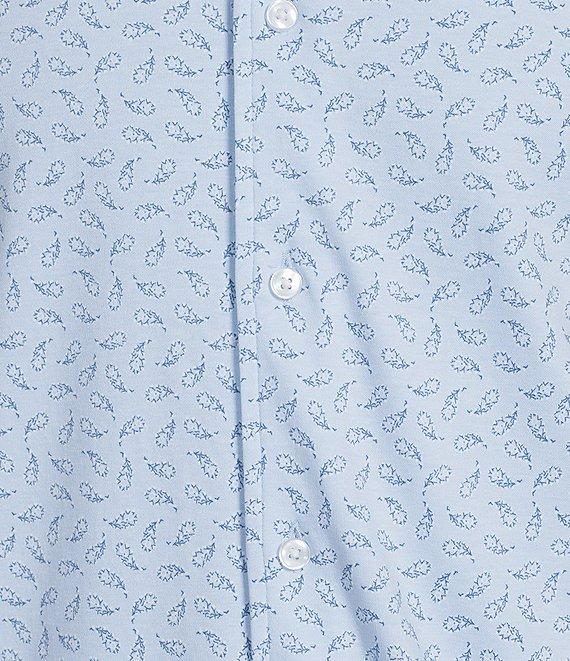 Daniel Cremieux Signature Label Paisley Print Short Sleeve Coatfront Shirt Product Image