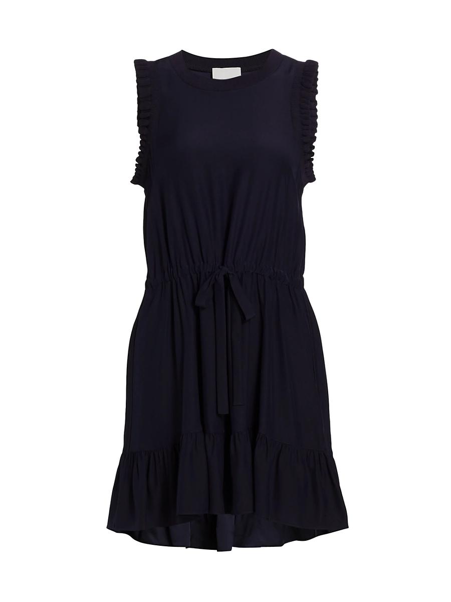 Womens Lenora Silk Minidress Product Image