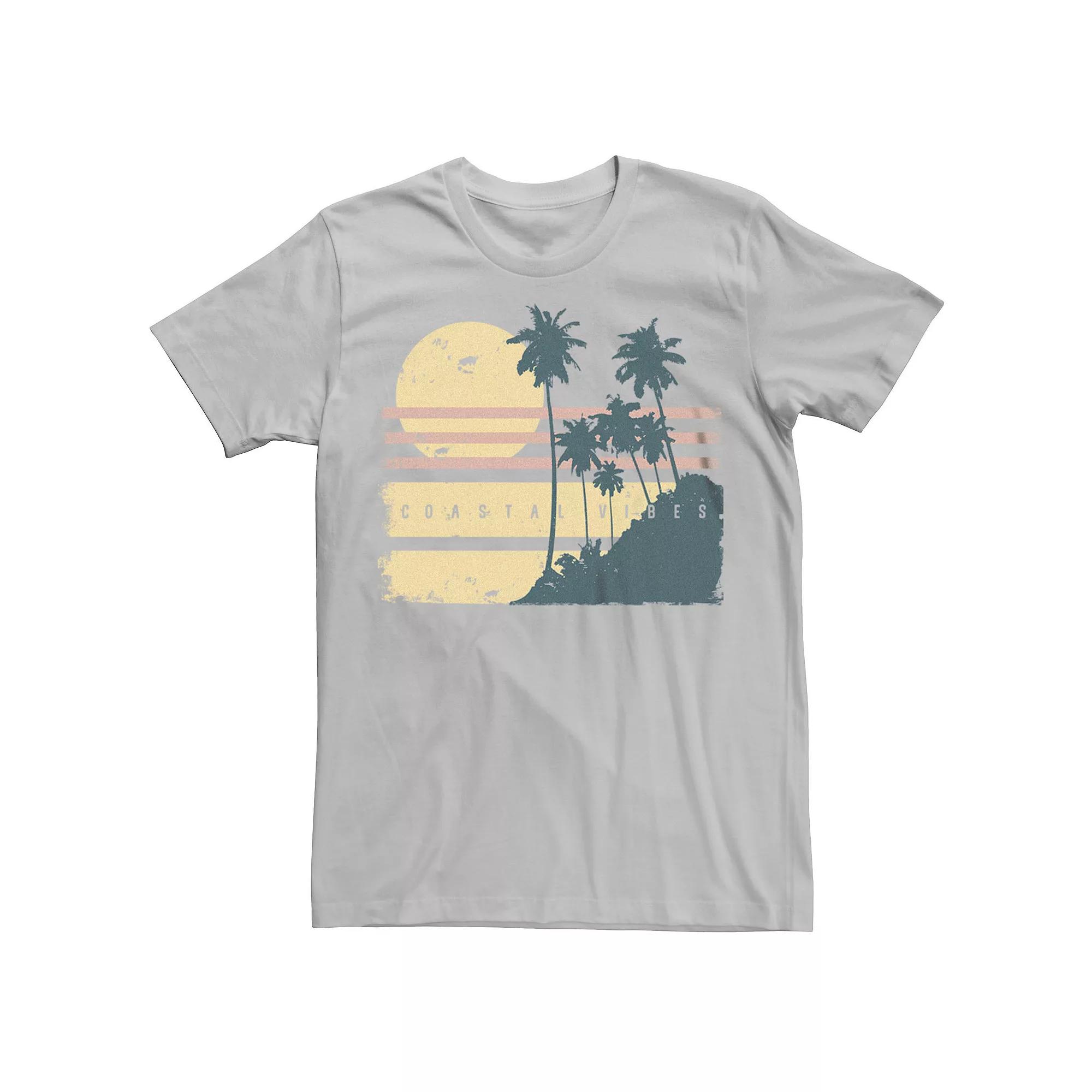 Men's Coastal Vibes Beach Side Graphic Tee,  Product Image