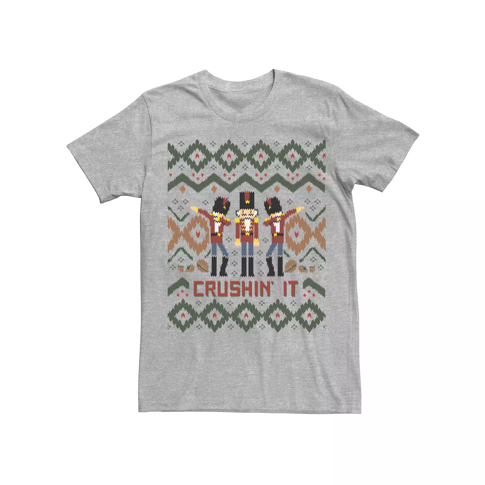 Men's Nut Crackers Ugly Christmas Graphic Tee,  Product Image