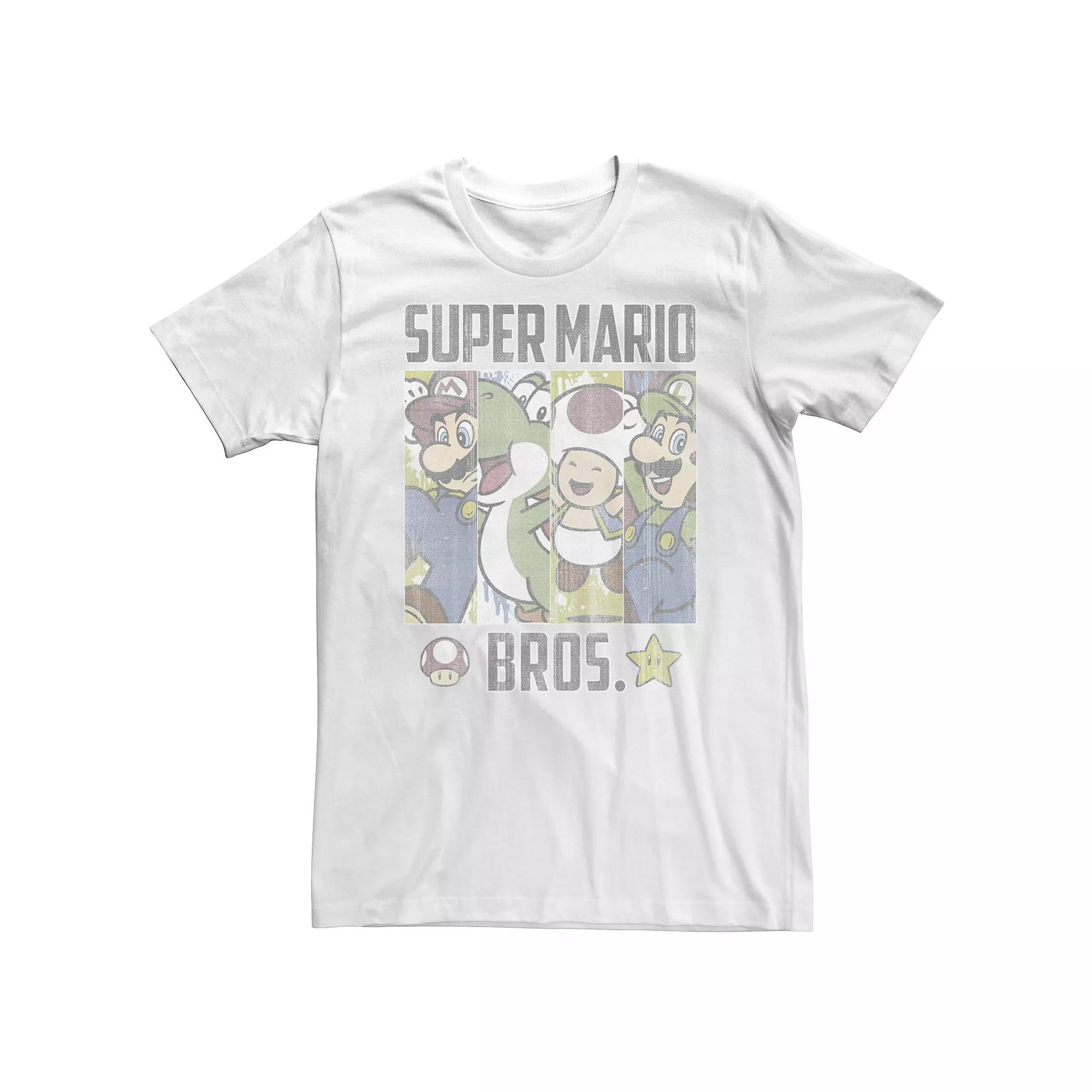 Big & Tall Nintendo Retro Blinds Tee, Men's,  Product Image