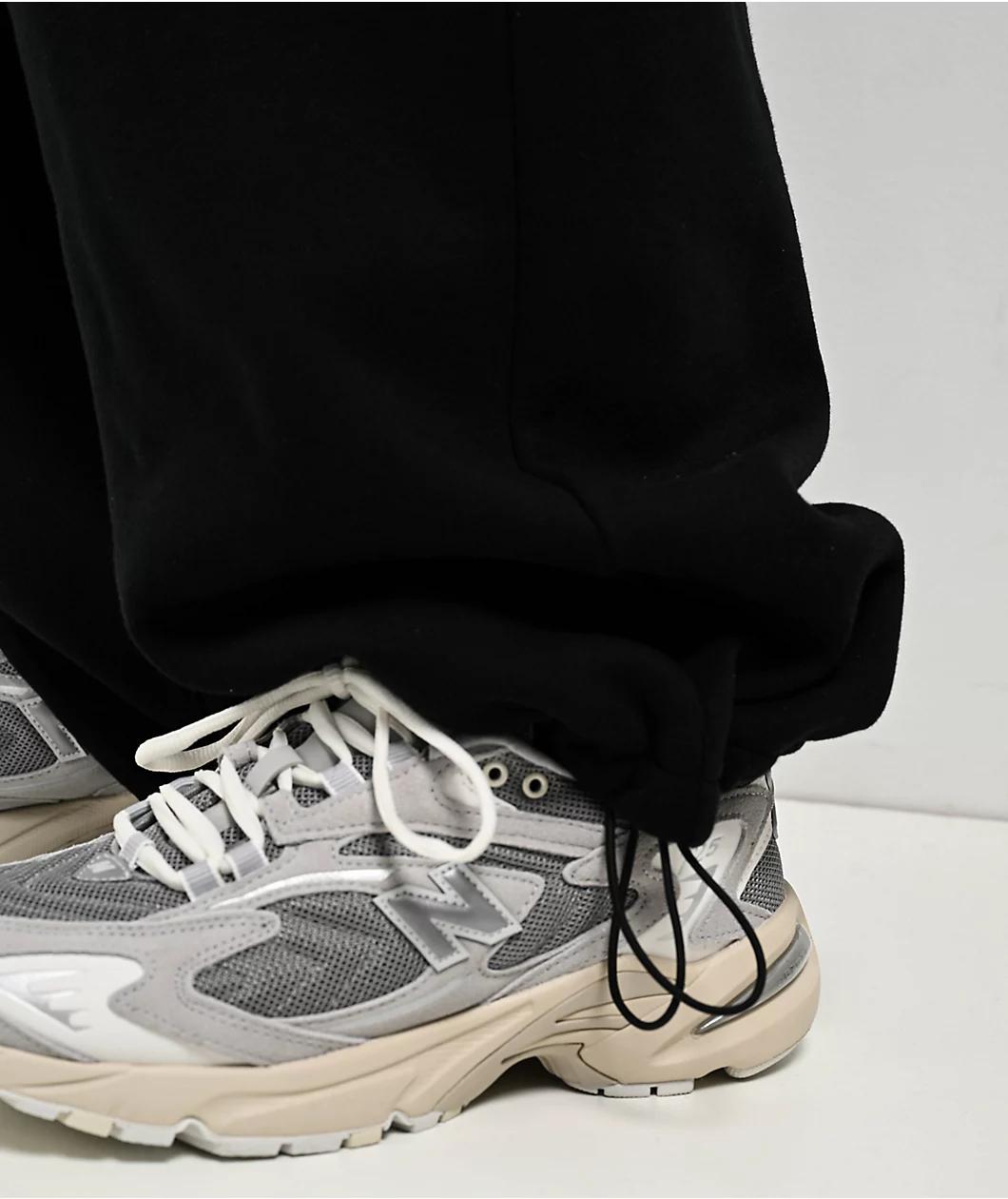 Ninth Hall Black Oversized Sweatpants Product Image