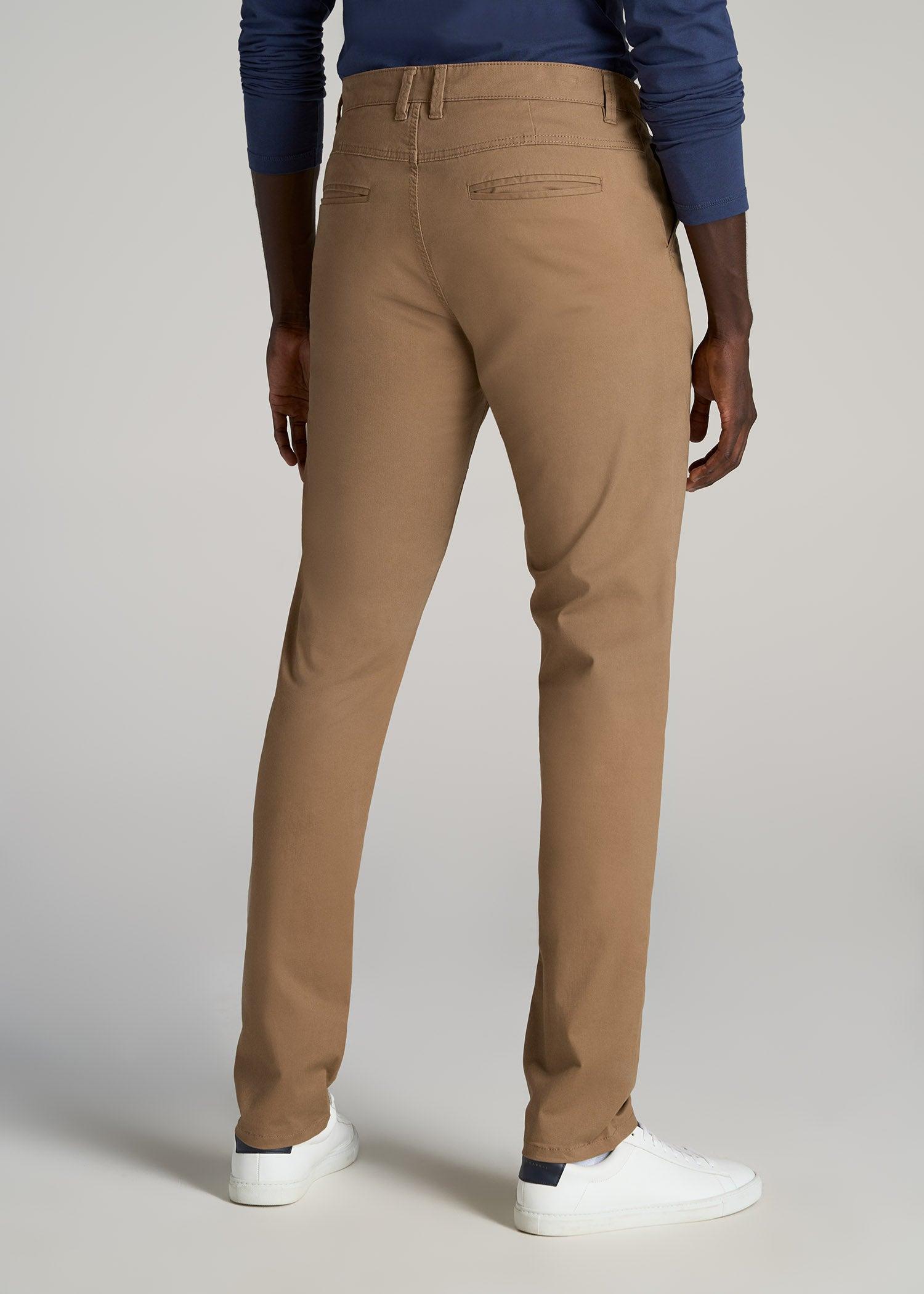 Carman TAPERED Chinos for Tall Men in Black Male Product Image