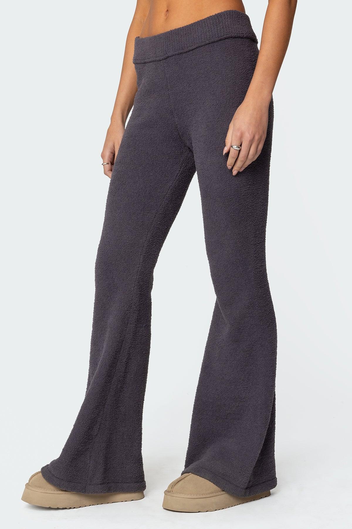 Plush Flared Pants Product Image