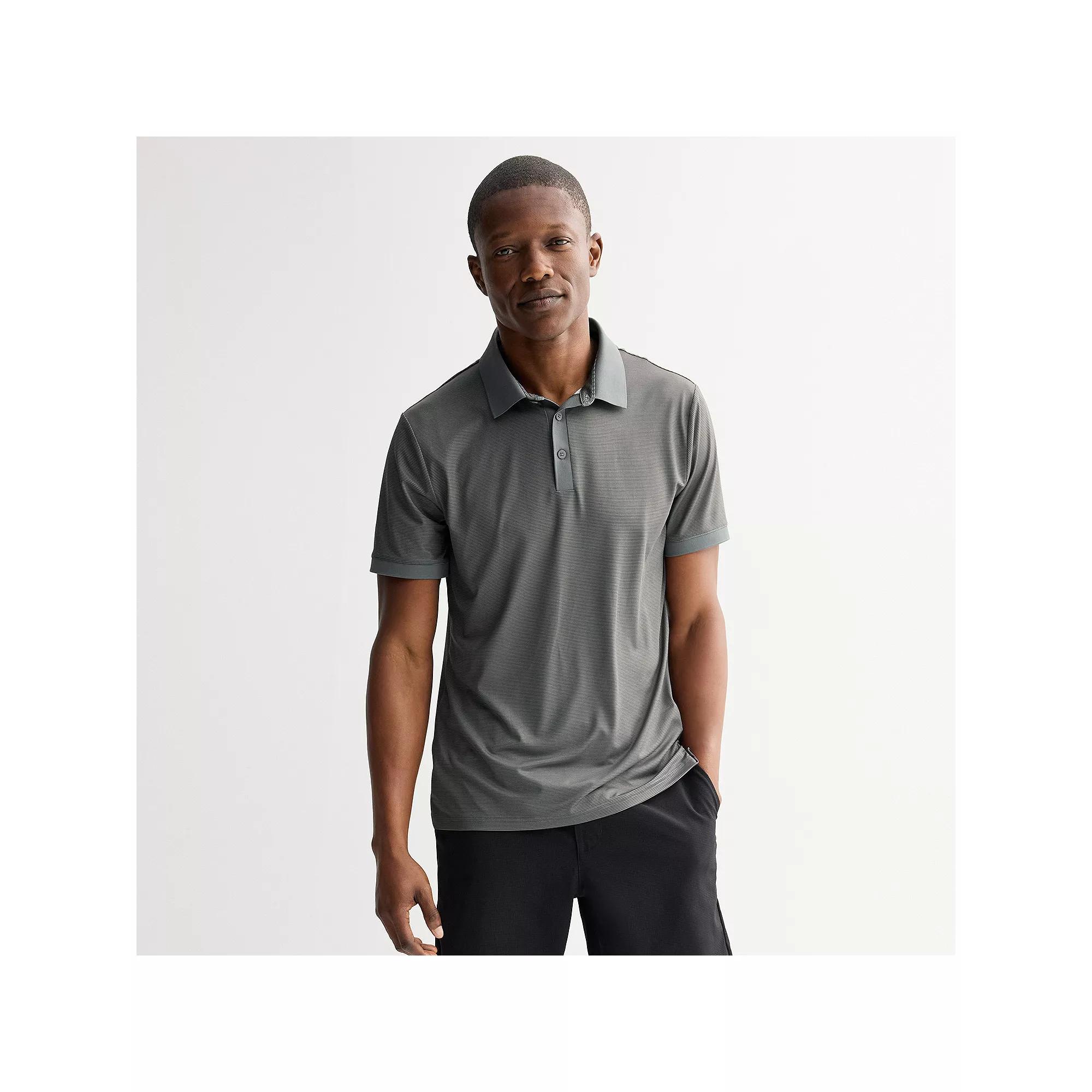 Men's FLX Micro Stripe Performance Polo,  Product Image