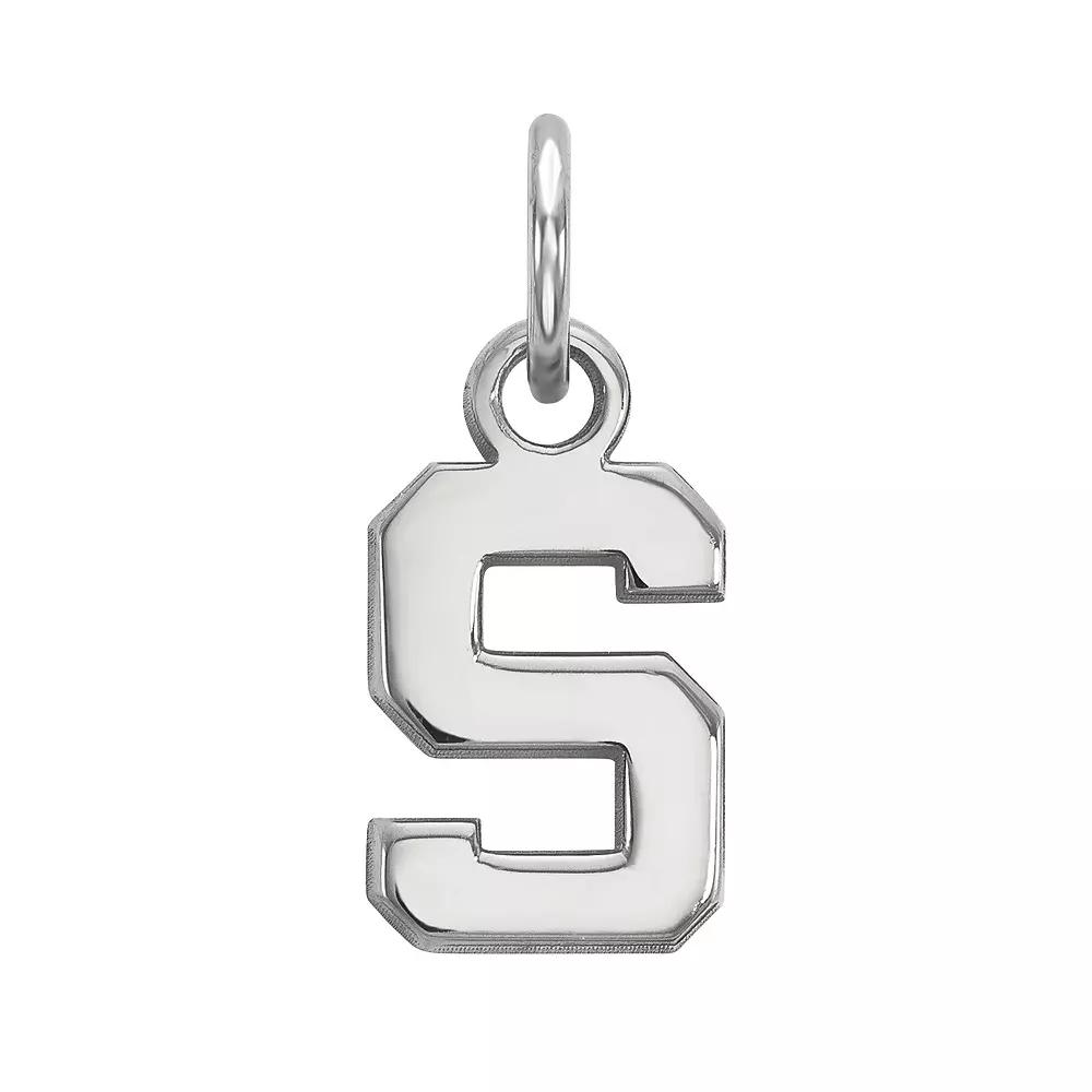 LogoArt Sterling Silver Michigan State Spartans Pendant, Women's, Size: 15 mm Product Image