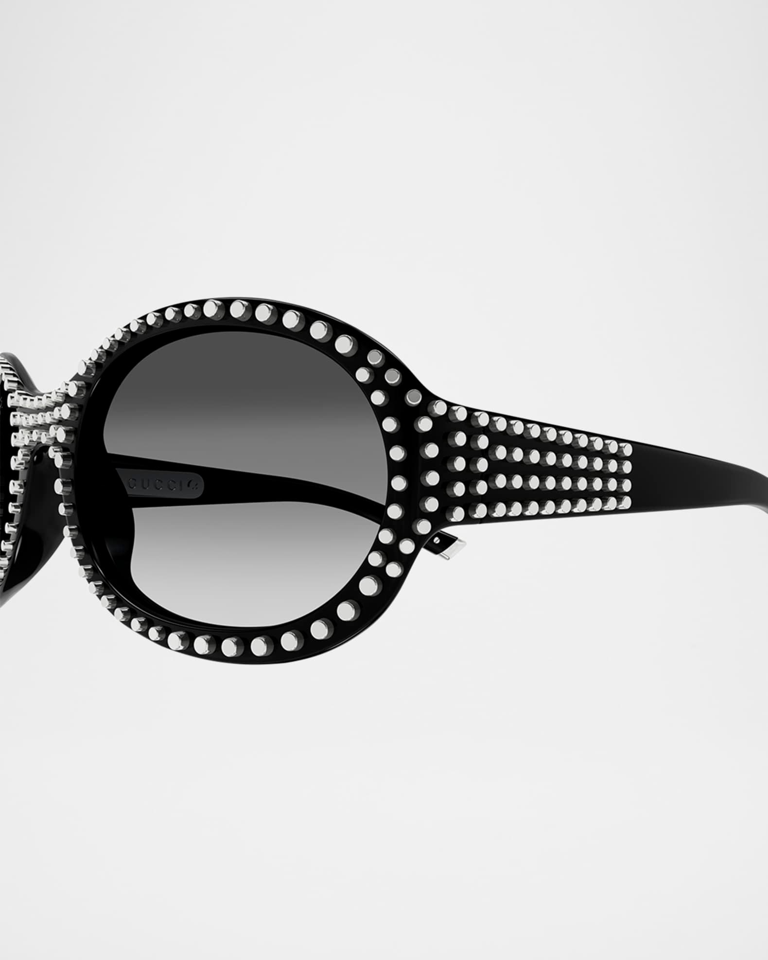 GG2013S Round Recycled Acetate Sunglasses Product Image