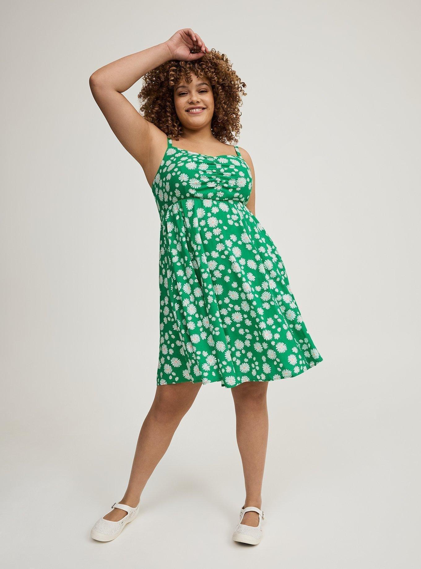 Mini Challis Skater Dress Product Image