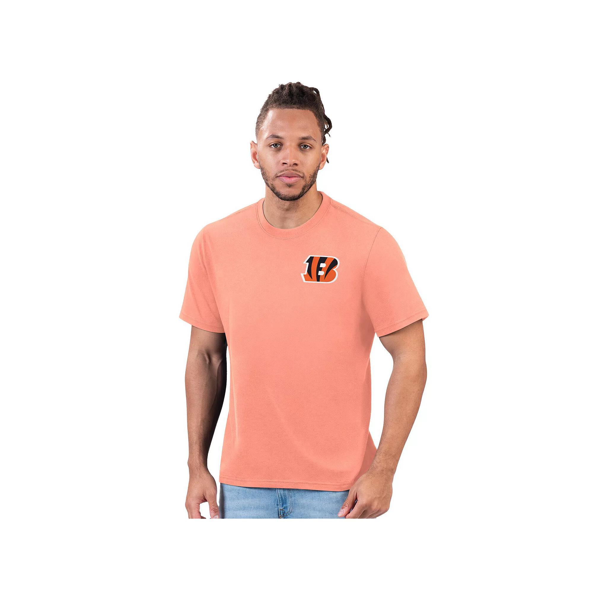 Men's Margaritaville Orange Cincinnati Bengals Time Flies T-Shirt, Size: Large Product Image