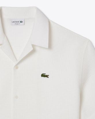 Relaxed Fit Waffle Texture Shirt Product Image