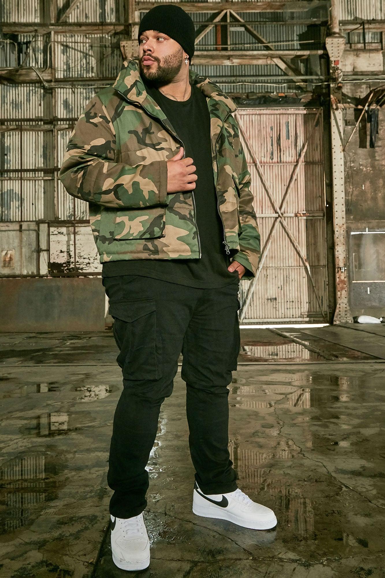 Cadet Utility Slim Cargo Pants - Black Product Image