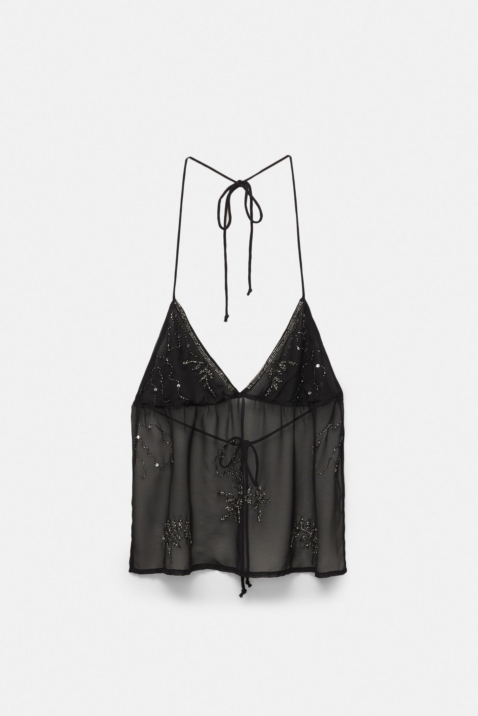 Open back strappy top Product Image