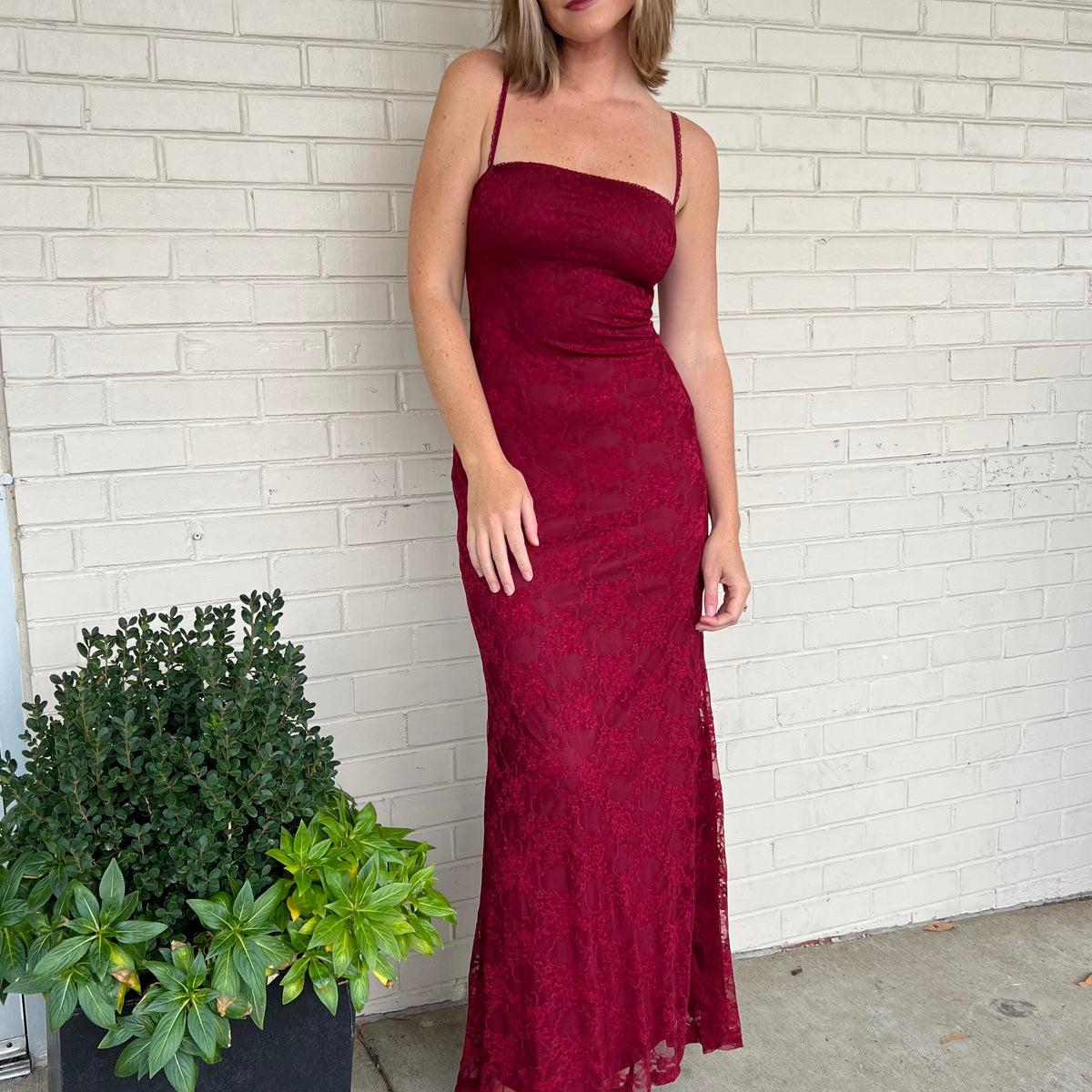 Vetiver Lace Slip Dress Product Image