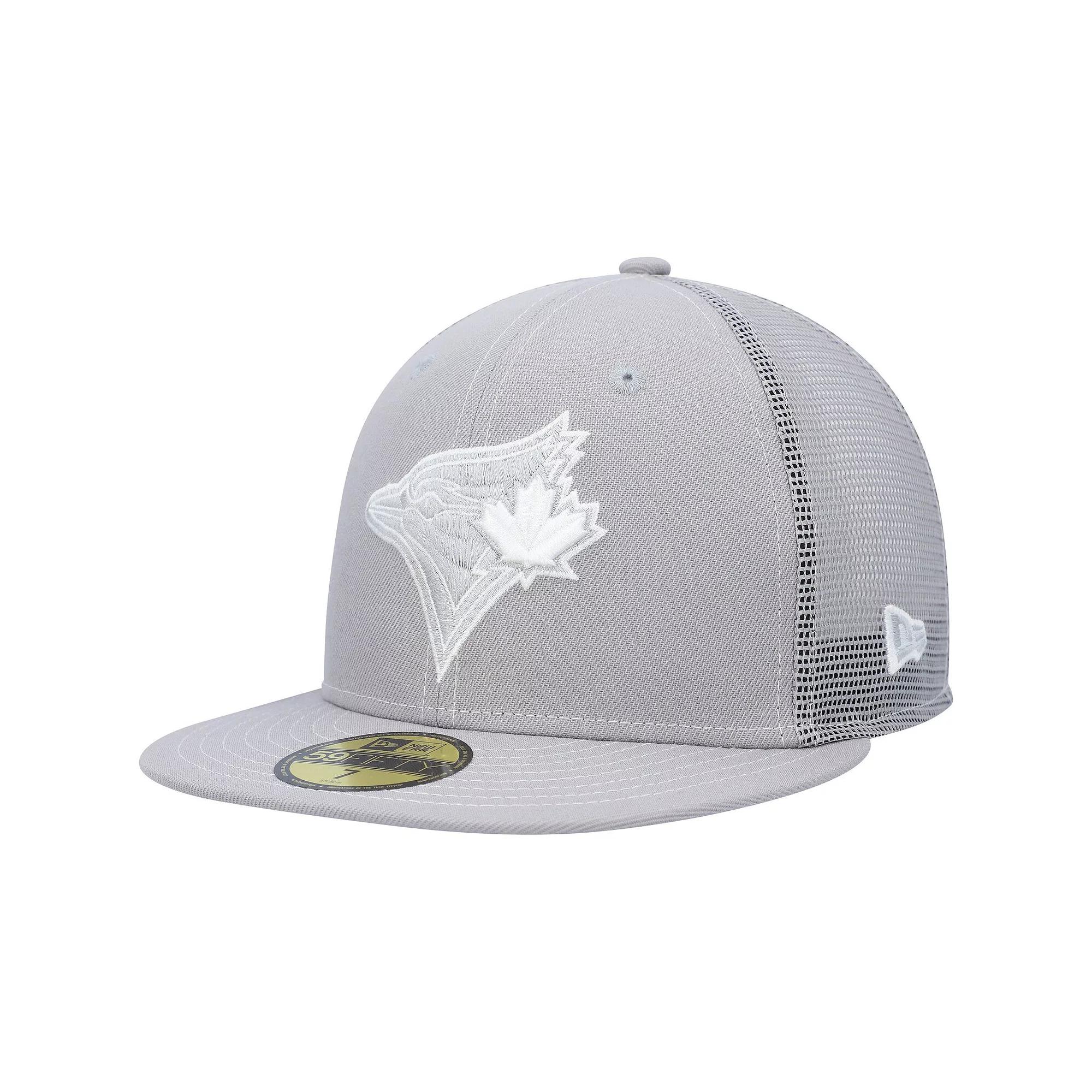 Men's New Era  Gray Toronto Blue Jays 2023 On-Field Batting Practice 59FIFTY Fitted Hat, Size: 7 1/4, Jay Grey Product Image