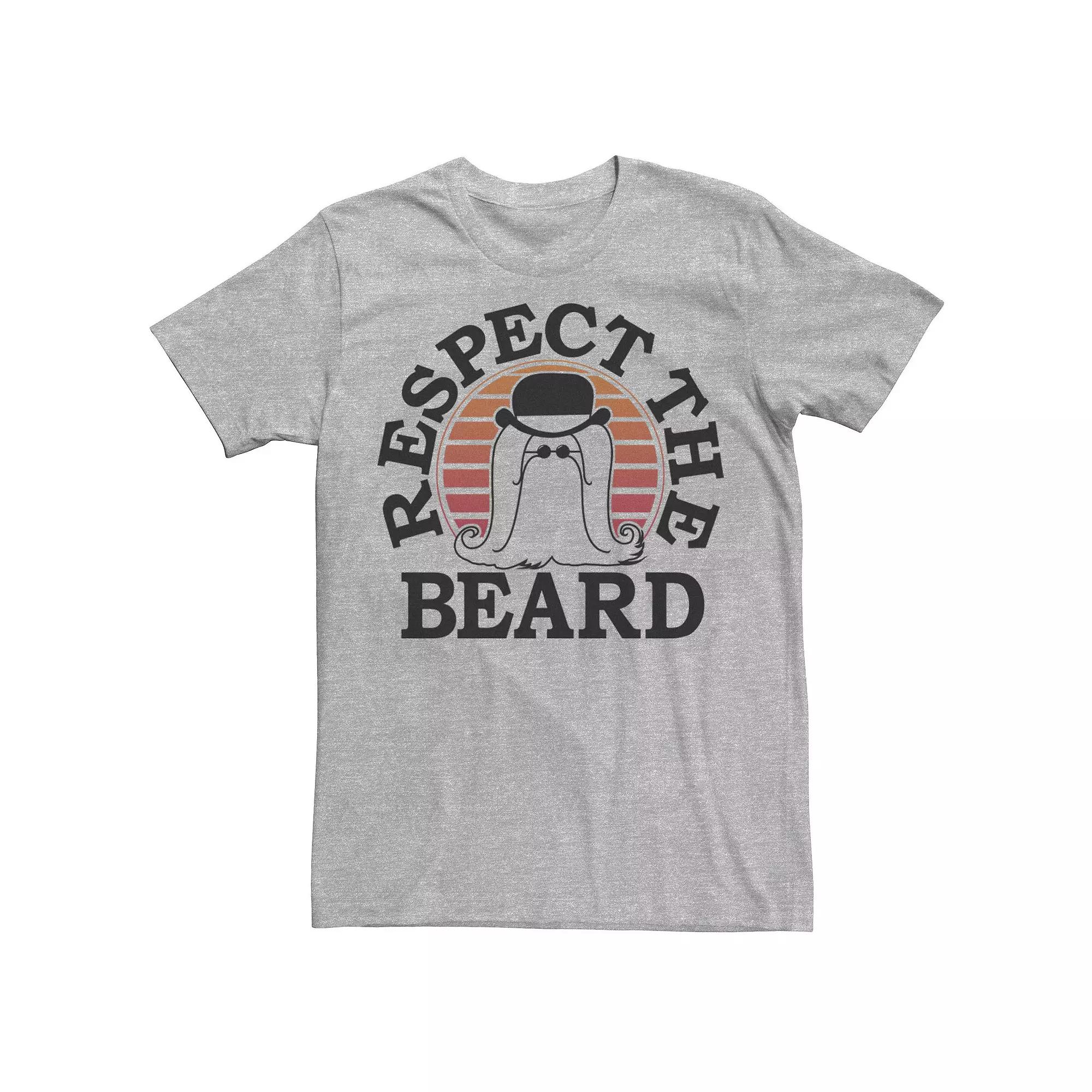 Men's The Addams Family Cousin It Respect The Beard Tee,  Product Image