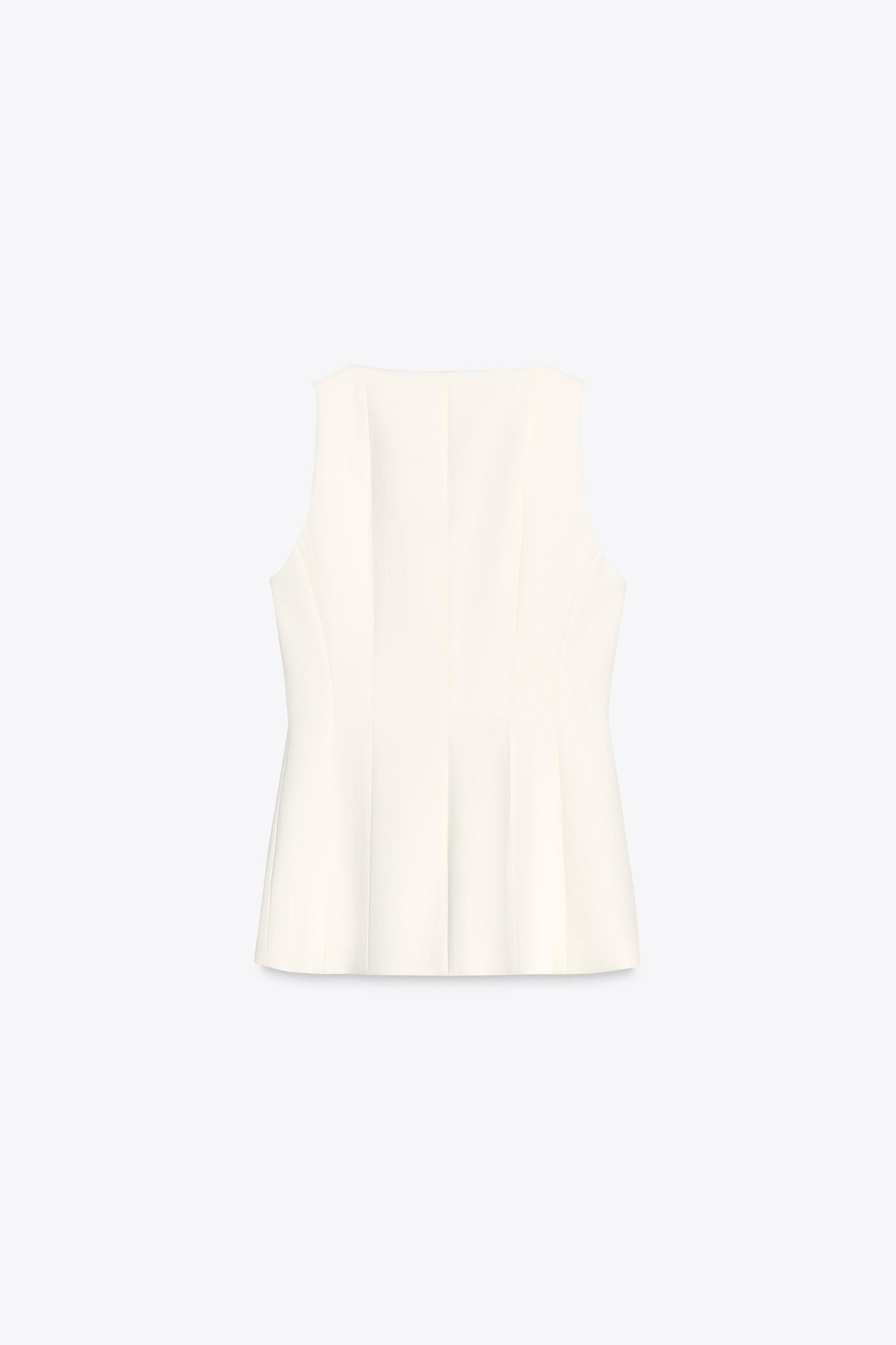 ZIPPER BUSTIER TOP Product Image