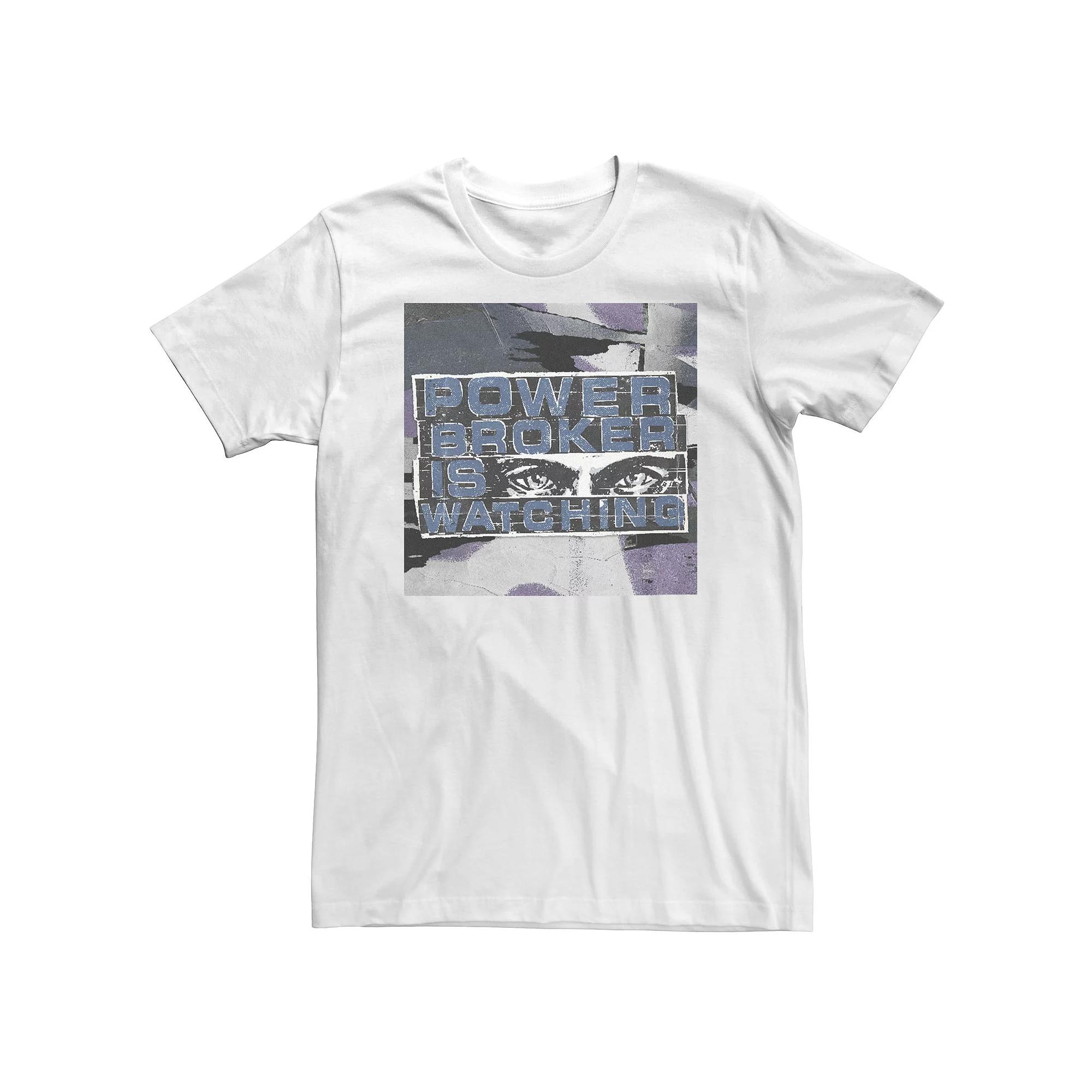 Big & Tall Marvel The Falcon And The Winter Soldier "Power Broker Is Watching" Poster Tee, Men's,  Product Image