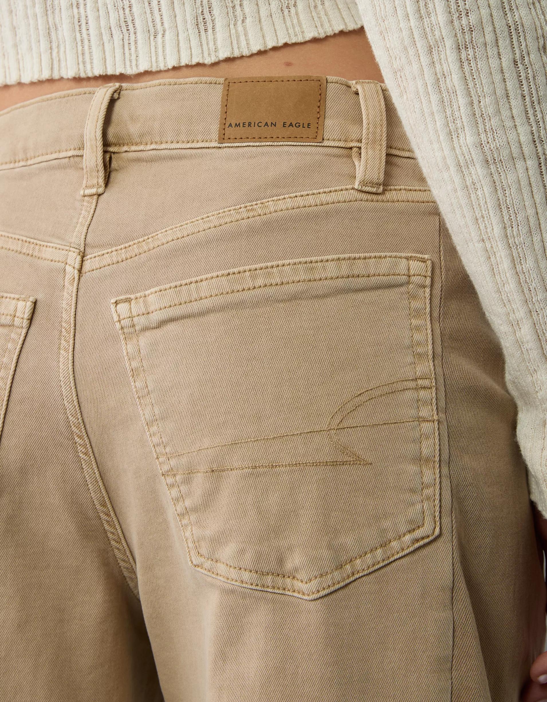 AE Dreamy Drape Strigid Barrel Jean Product Image
