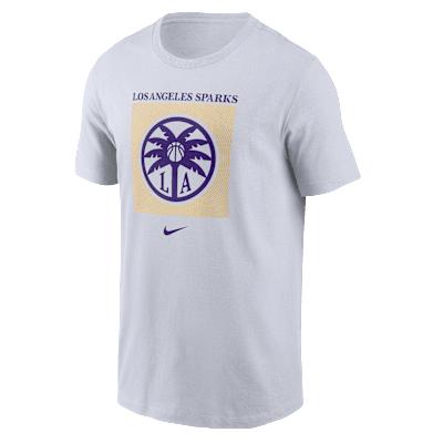 Los Angeles Sparks Nike Mens WNBA T-Shirt | M11332WLAS-WHT Product Image
