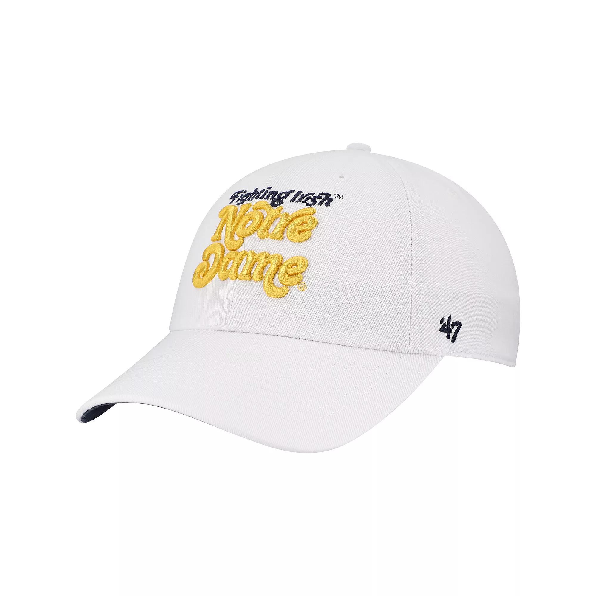 Women's '47 White Notre Dame Fighting Irish Pensacola Clean Up Adjustable Hat Product Image