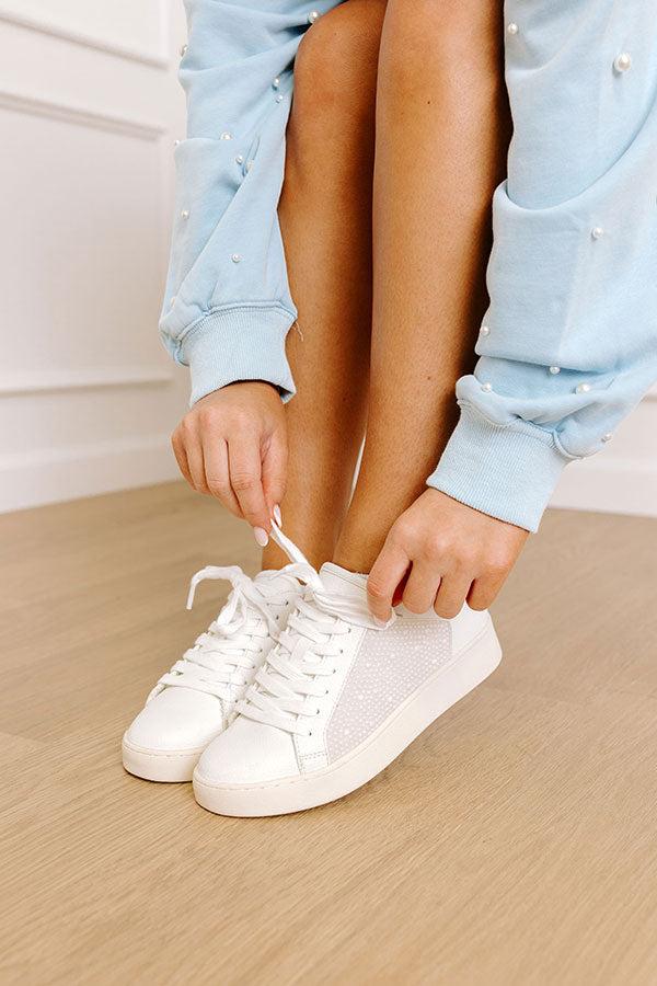 The Gracie Pearl Embellished Sneaker Product Image