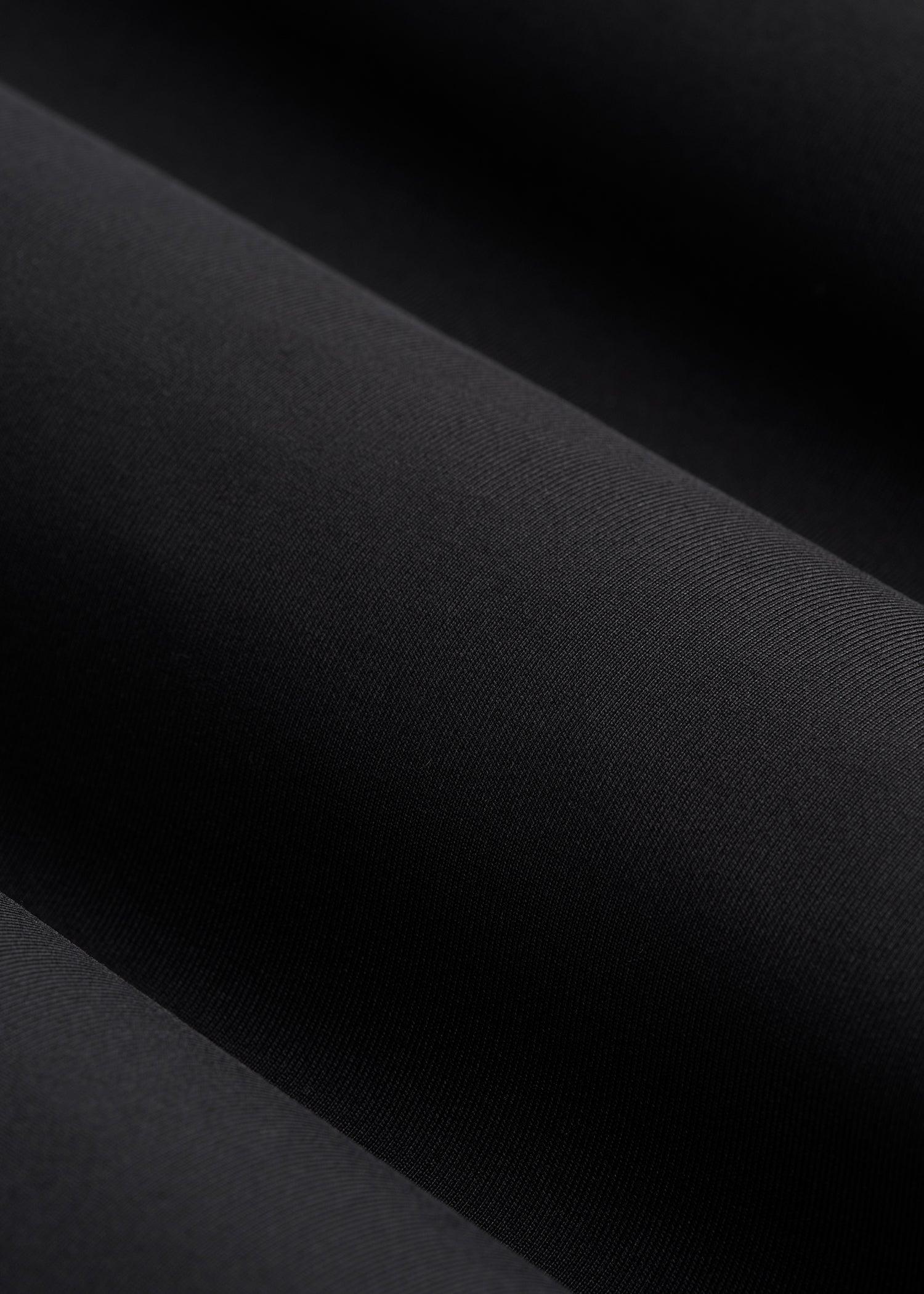 Long Sleeve UPF 50 Rash Guard for Tall Men in Black Male Product Image