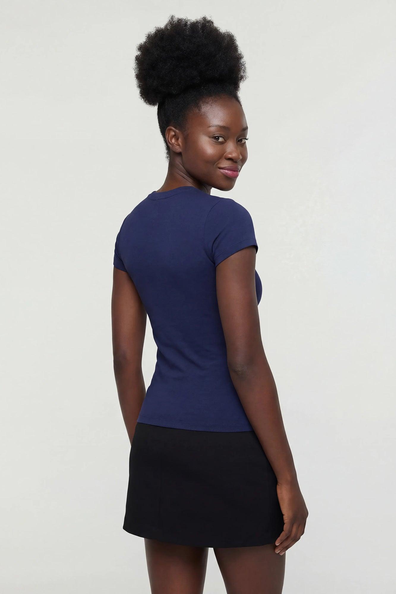 High Neck T-Shirt Female Product Image