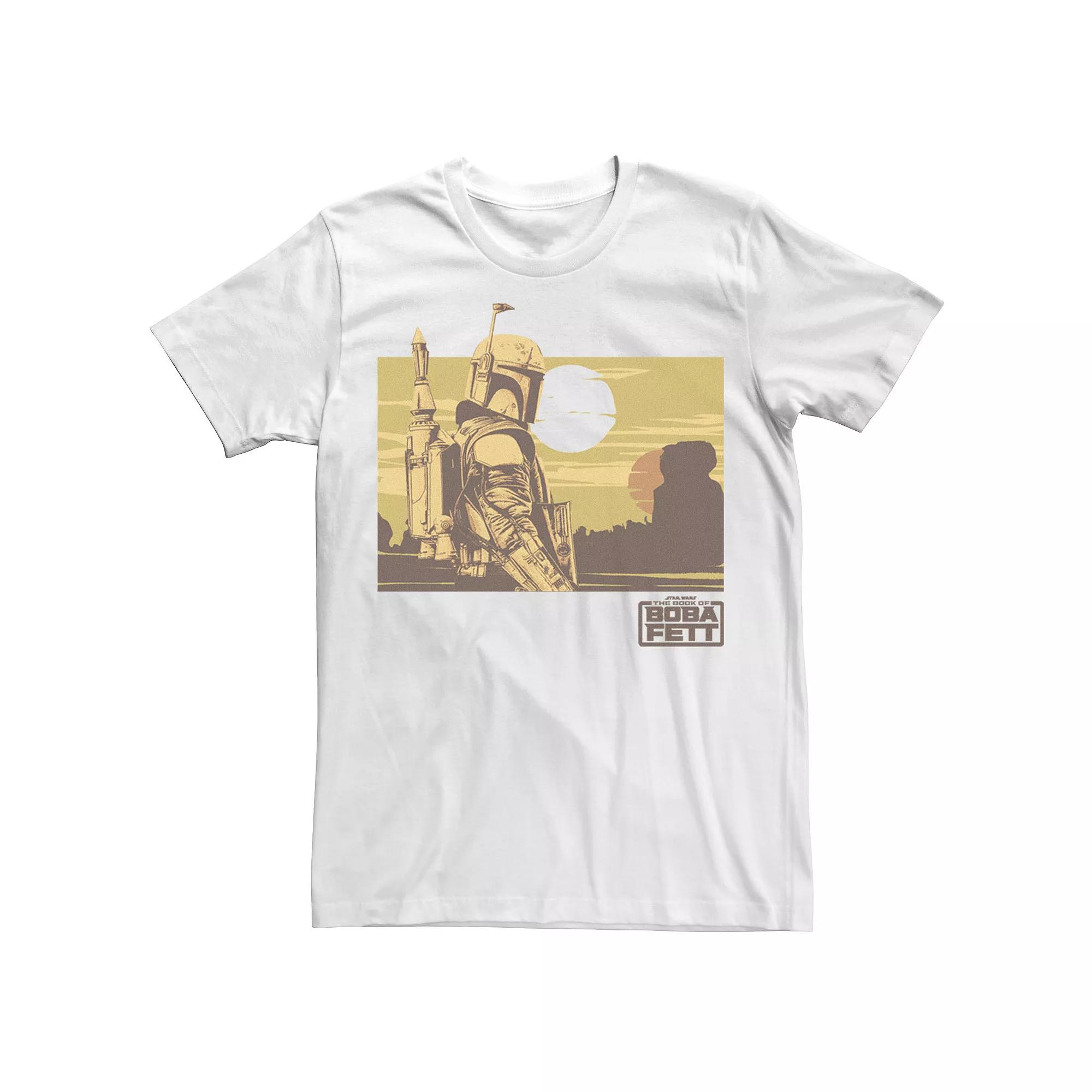 Men's Star Wars Boba Fett Boxed Landscape Tee, Boy's,  Product Image