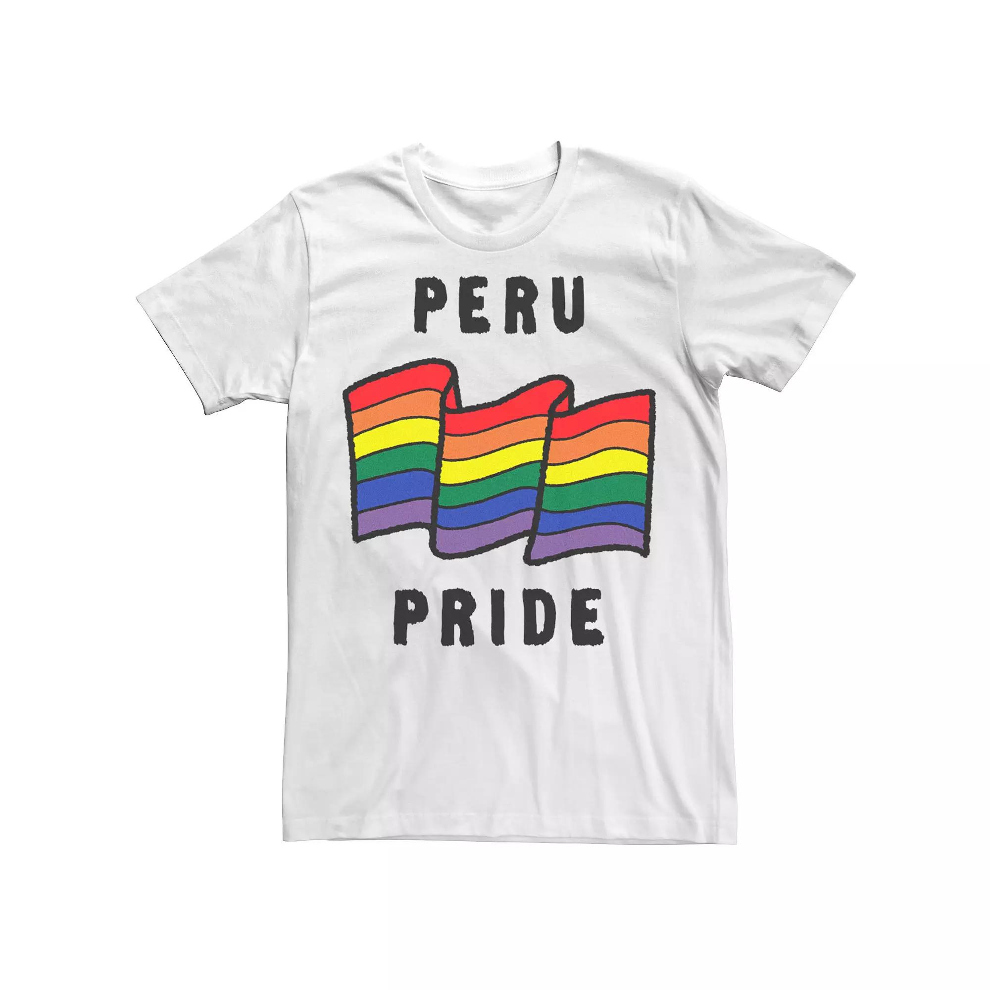 Men's Gonzales Peru Pride Sketched Flag Tee,  Product Image