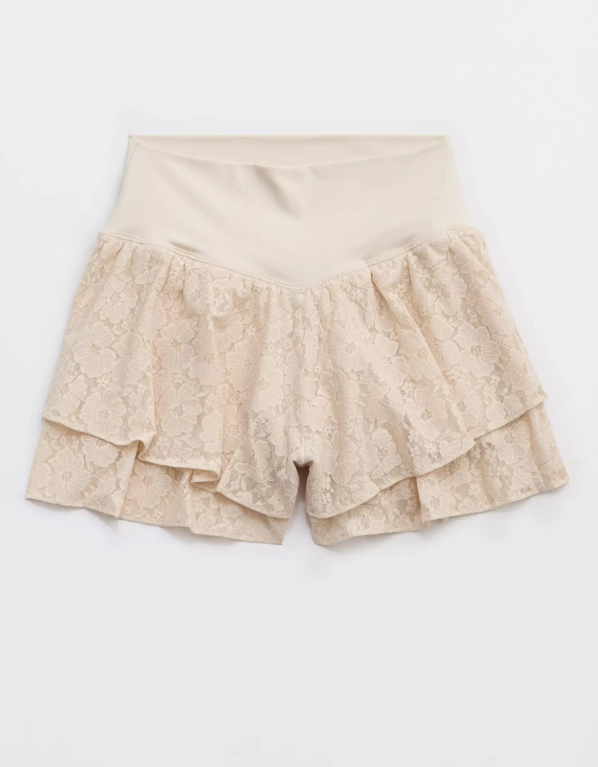 OFFLINE By Aerie Real Me Lace Flowy Short Product Image