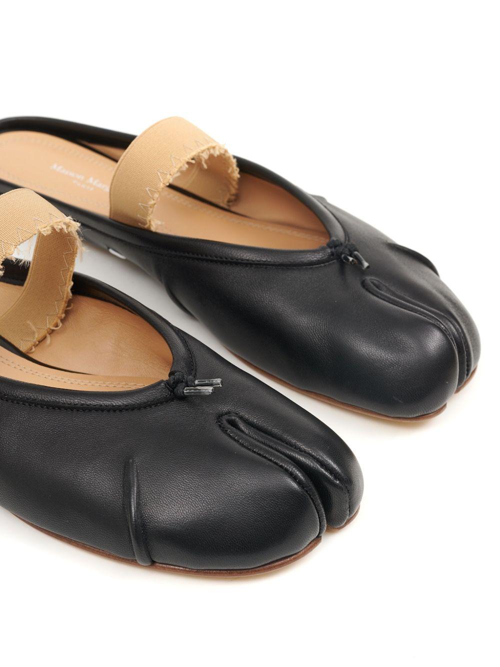 Tabi leather ballerina mules Product Image