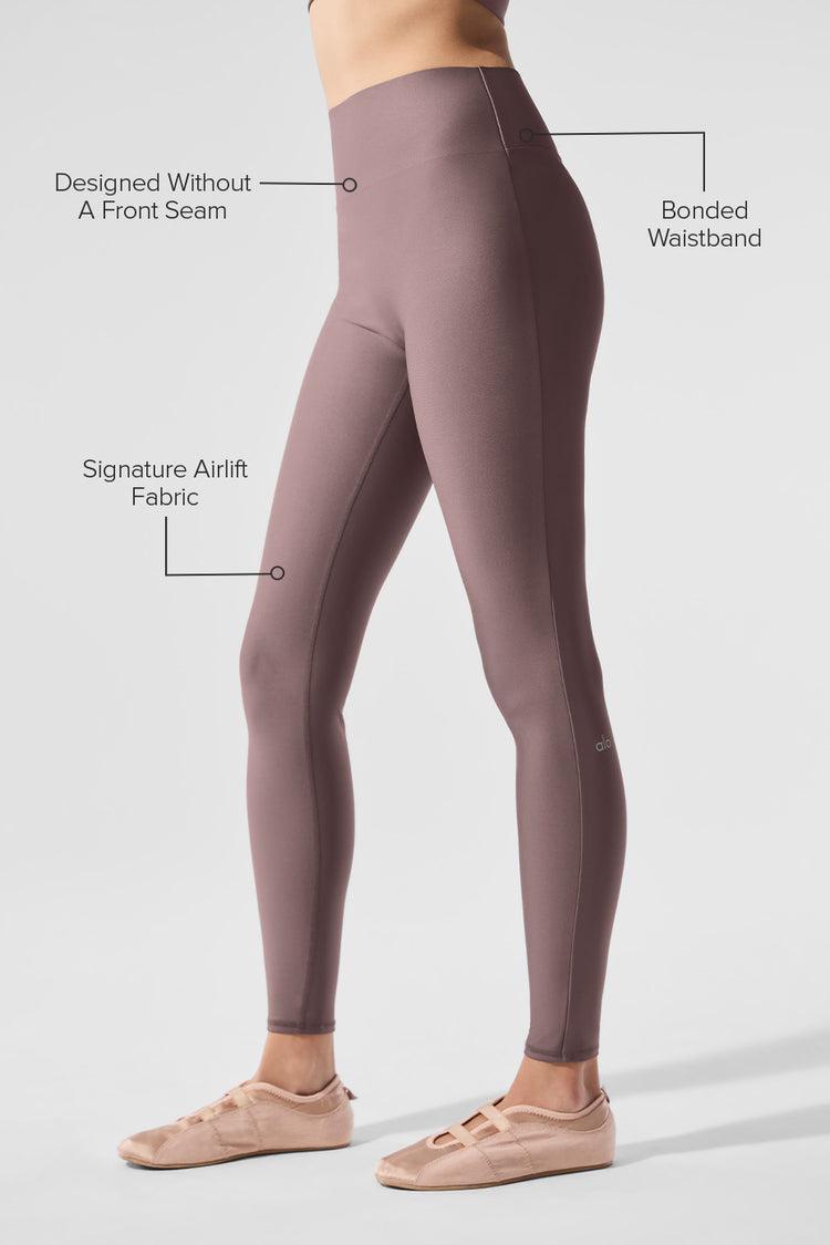 Airlift High-Waist Sleek Legging - Mushroom Product Image