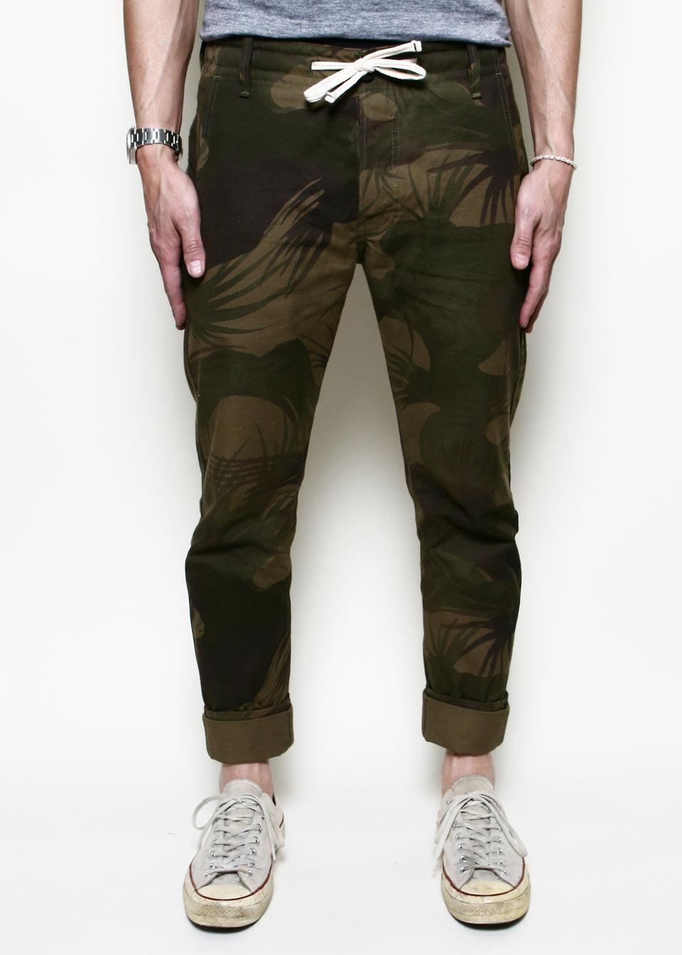 Boarder Pants // Olive Palm Camo Product Image