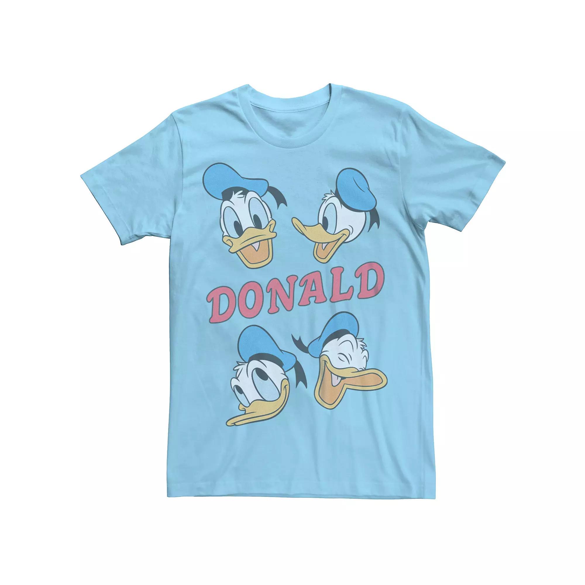 Men's Disney's Donald Duck Four Faces Tee,  Product Image