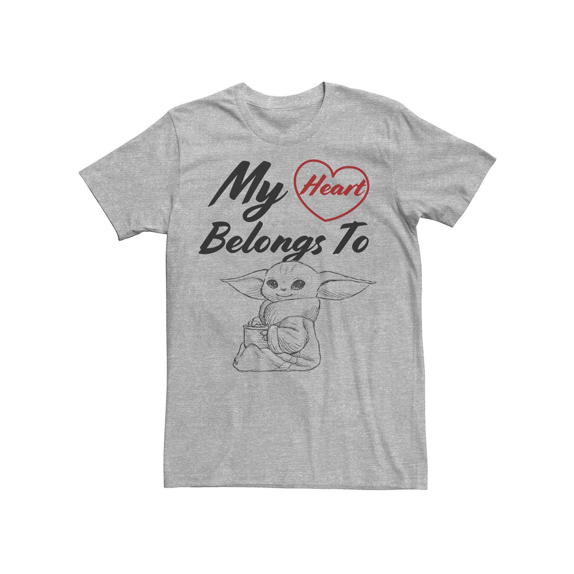 Men's Star Wars The Mandalorian The Child My Heart Belongs To Tee,  Product Image