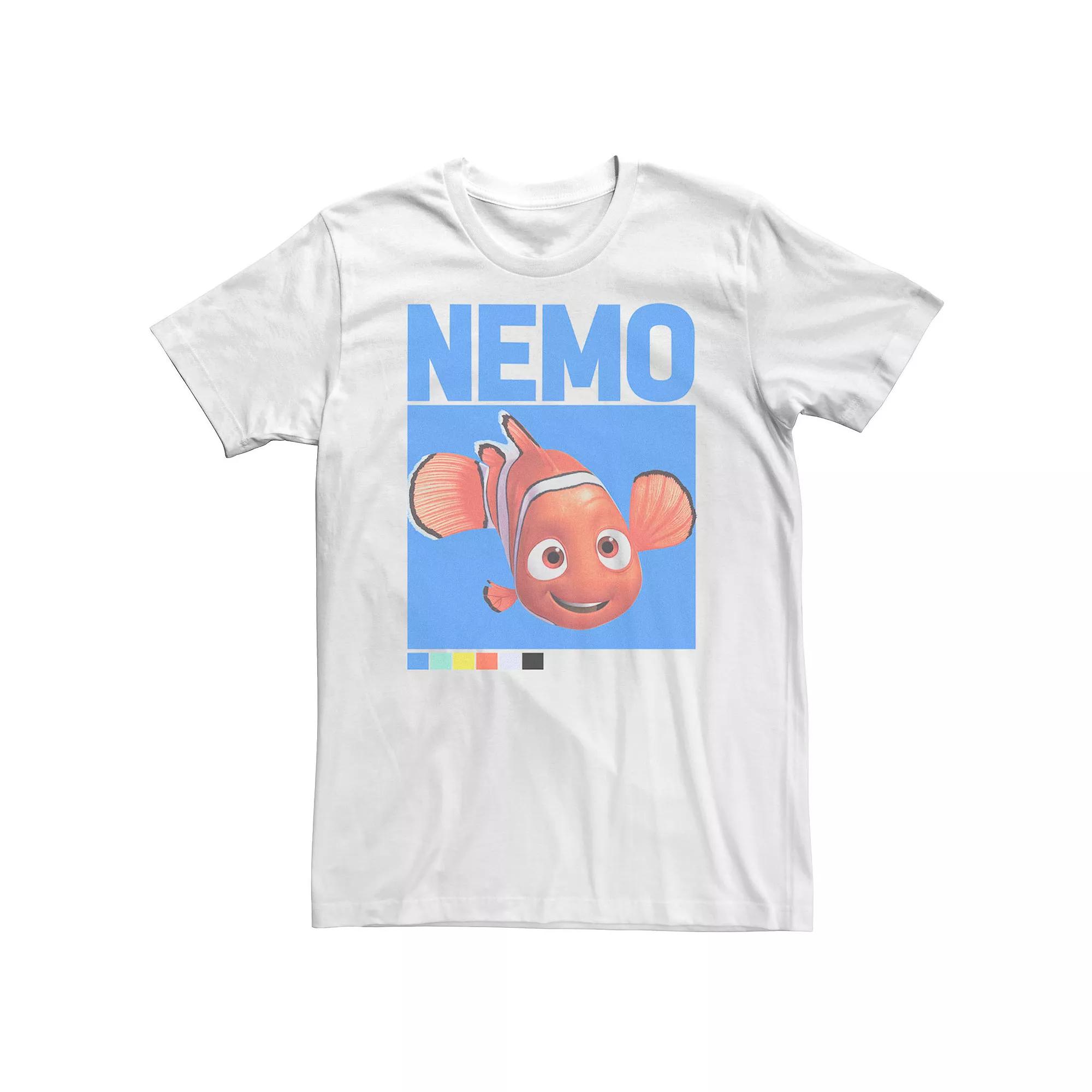 Big & Tall Disney / Pixar Finding Nemo Color Code Tee, Men's,  Product Image