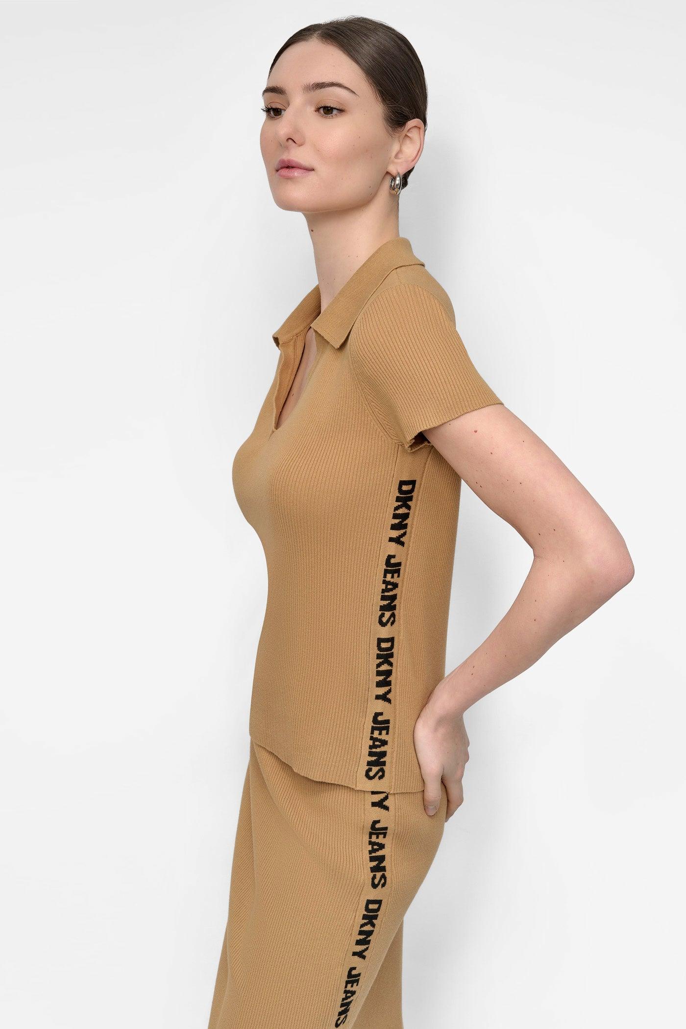 LOGO RIB-KNIT POLO Product Image