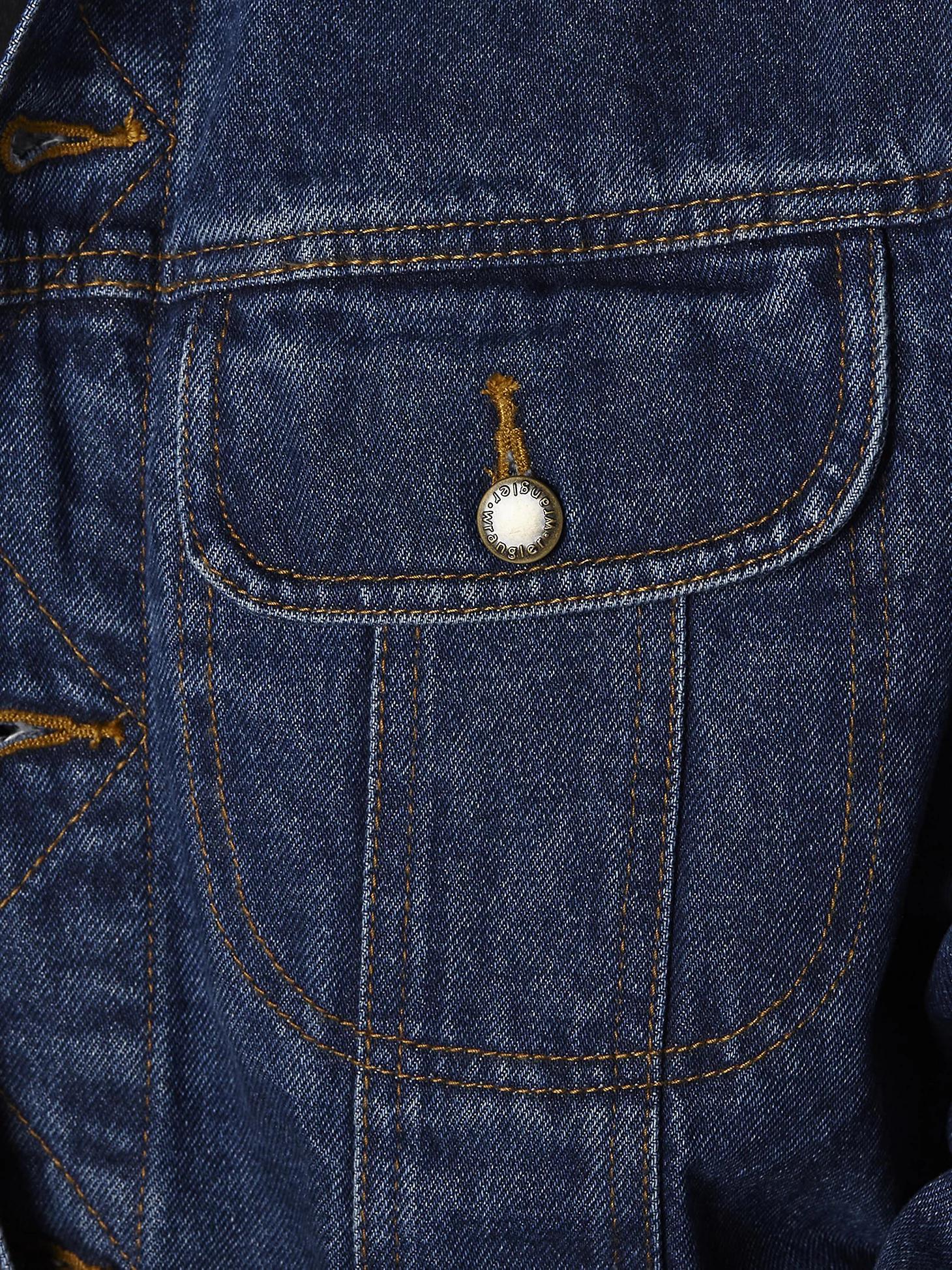 Wrangler Rugged Wear® Flannel Lined Denim Jacket | Men's JACKETS & OUTERWEAR | Wrangler® Product Image