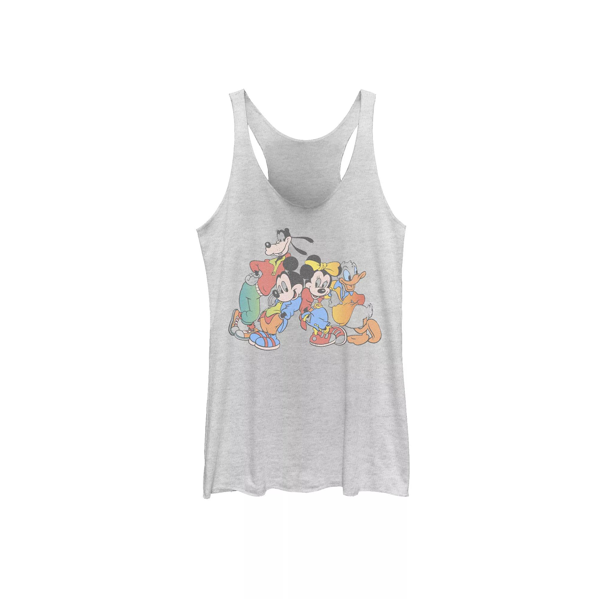 Disney's Mickey Mouse & Friends 90's Style Portrait Racerback Tank Top, Girl's,  Product Image