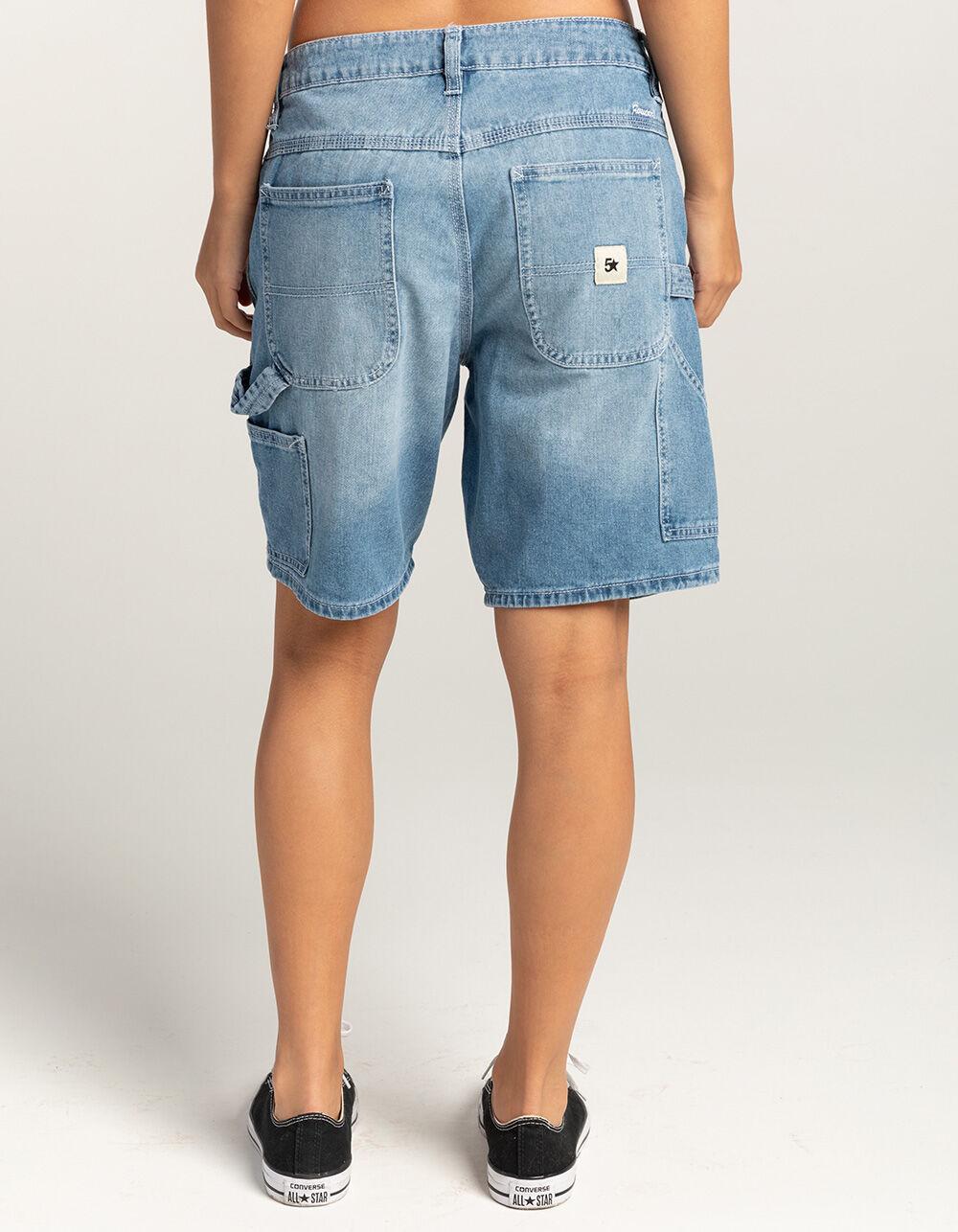 FIVESTAR GENERAL CO. Womens Denim Carpenter Shorts - DENIM Product Image