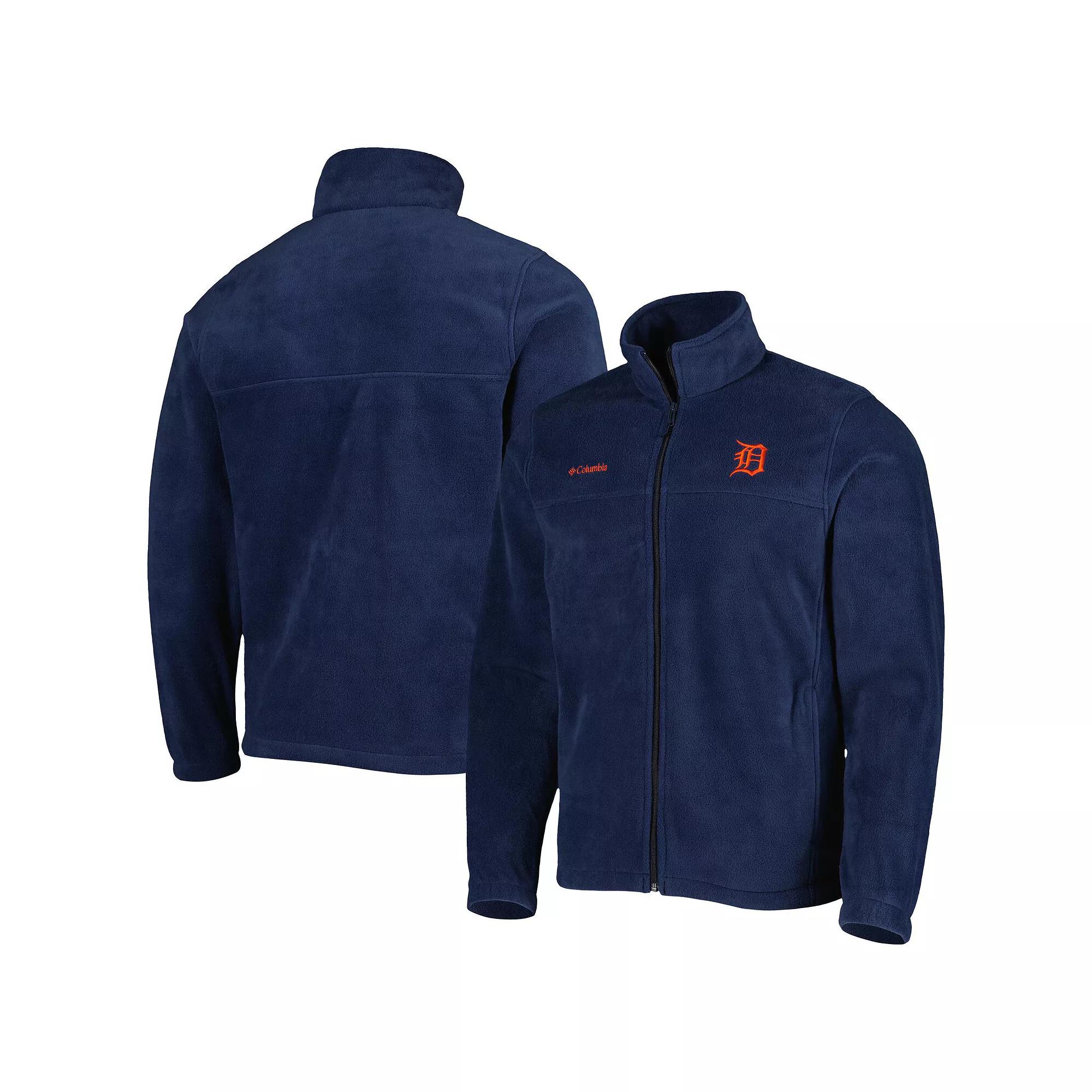 Men's Columbia Navy Detroit Tigers Steens Mountain Full-Zip Jacket, Size: 2XL, Blue Product Image