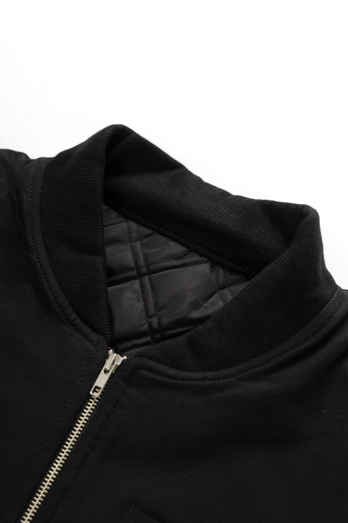 Padded Work Vest Jacket - Black Product Image