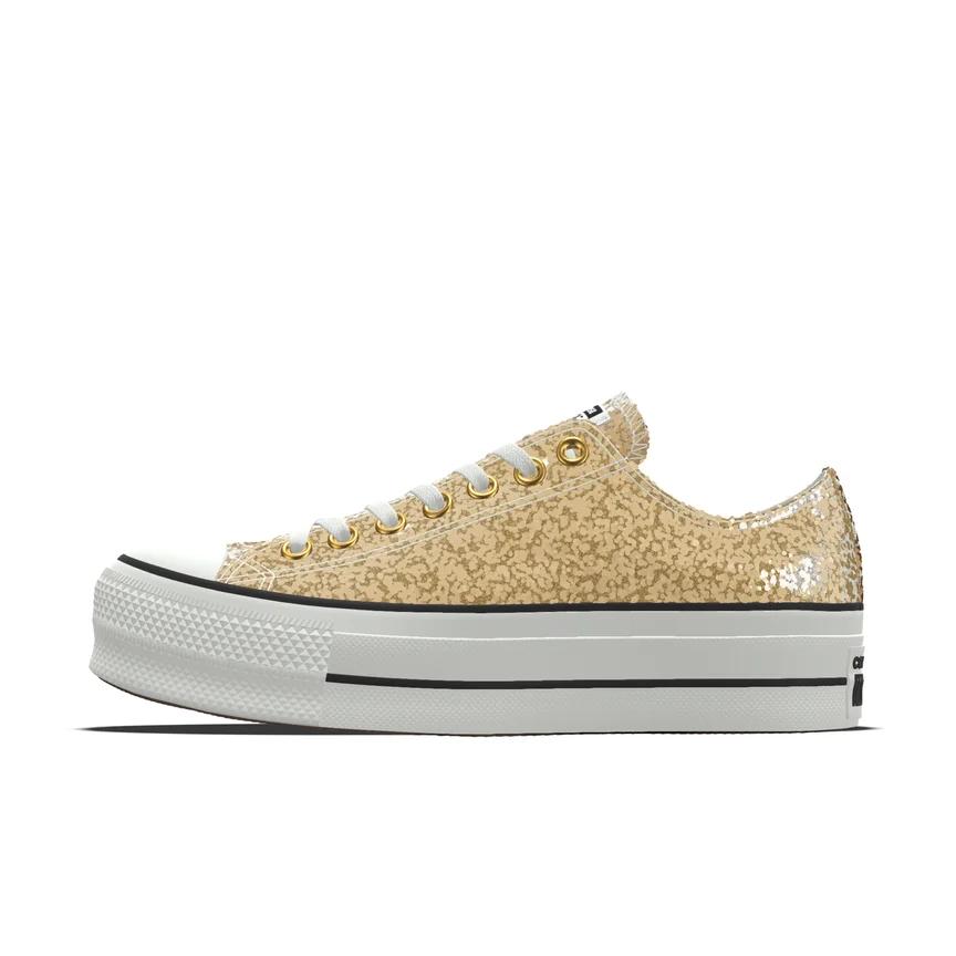 Custom Chuck Taylor All Star Lift Platform Glitter By You Product Image