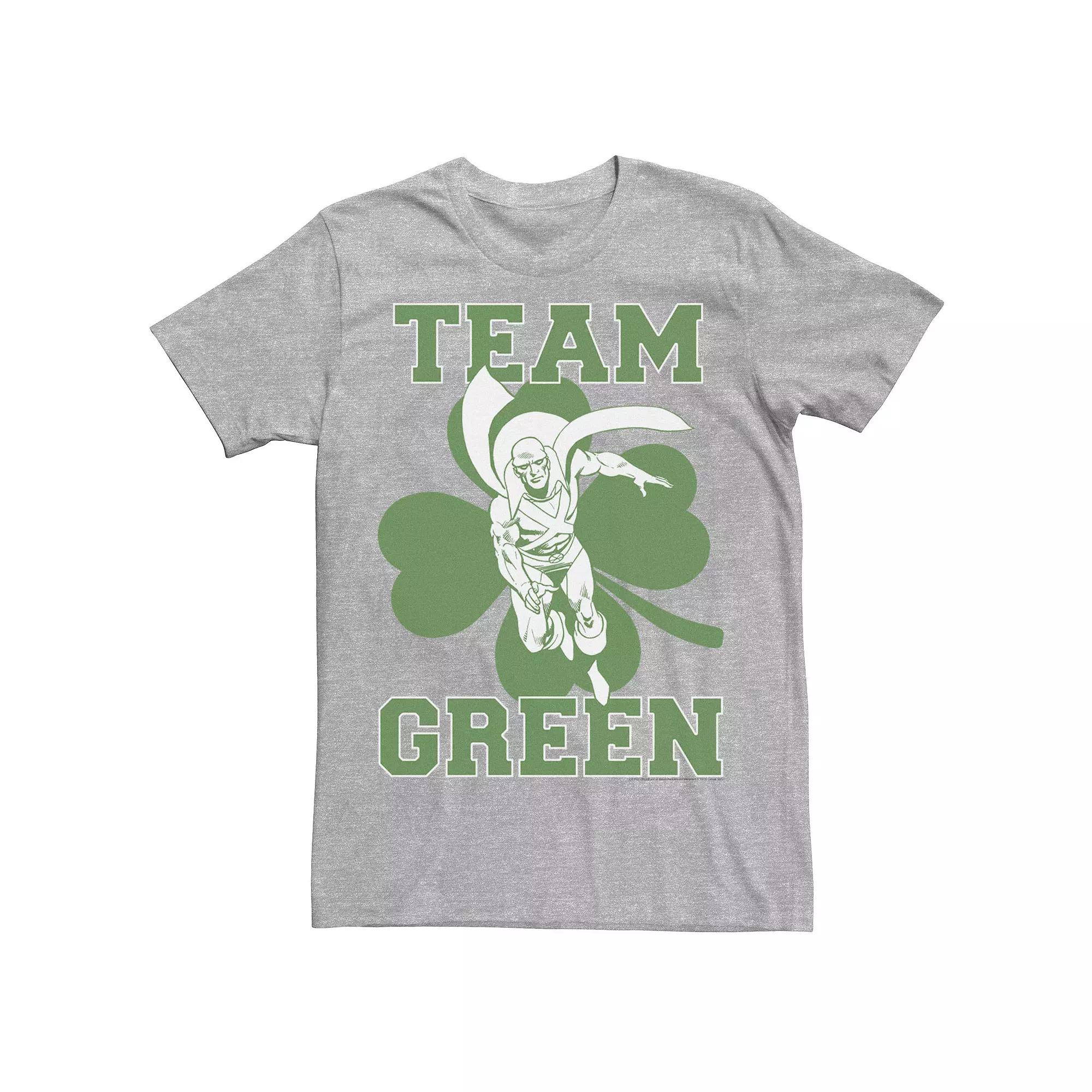 Men's DC Comics St. Patrick's Day Martian Manhunter Team Green Tee,  Product Image