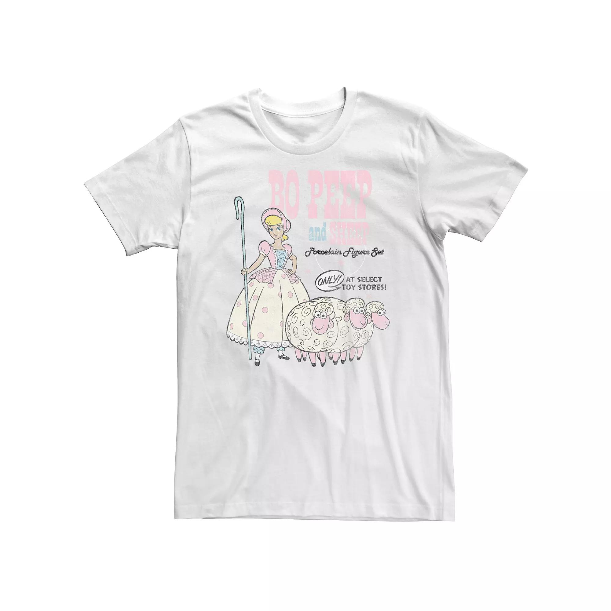 Big & Tall Disney / Pixar Toy Story 4 Bo Peep and Sheep Advertisement Tee, Men's,  Product Image
