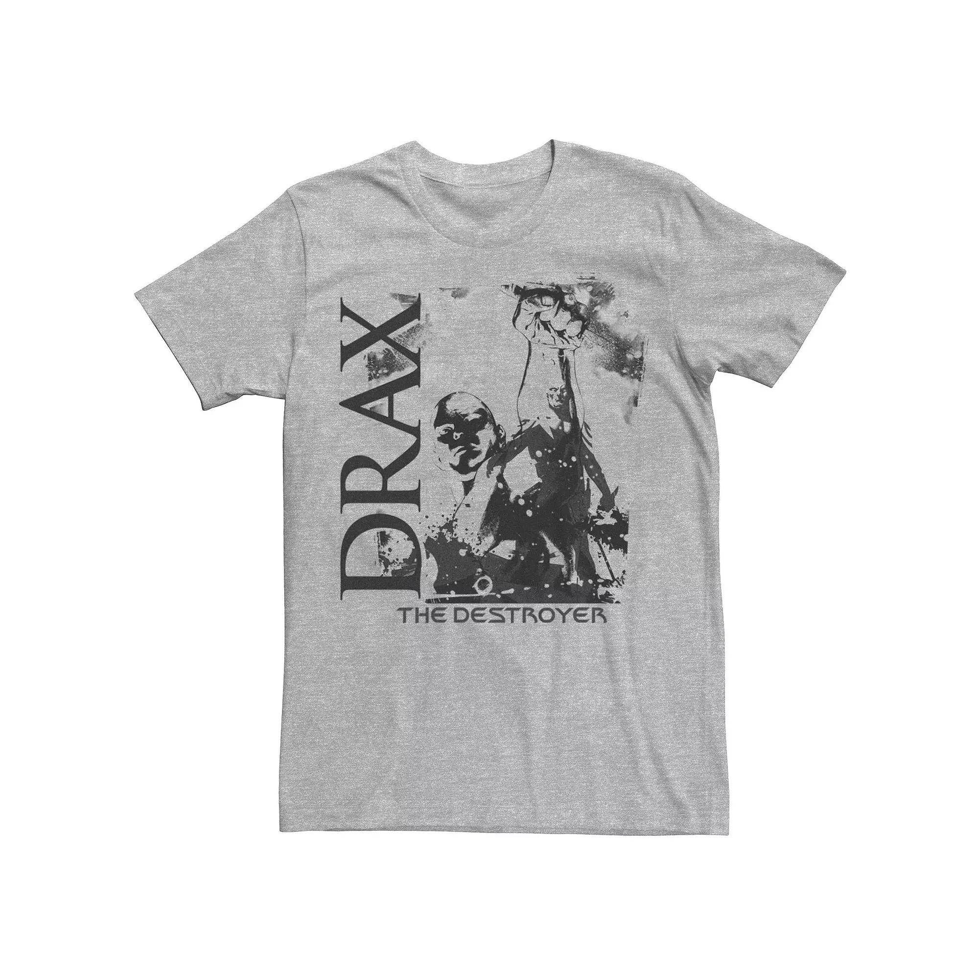 Men's Marvel Guardians Of The Galaxy Drax The Destroyer Graphic Tee, Size: XXL, Athletic Grey Product Image