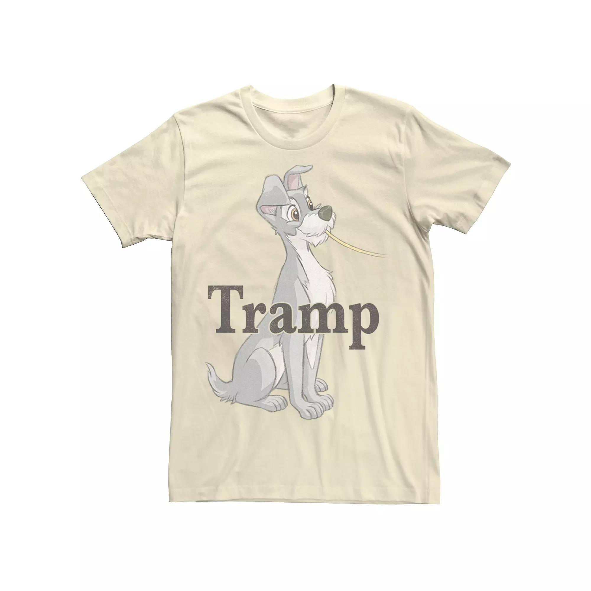 Disney's Lady And The Tramp Spaghetti Tramp Couples Men's Tee,  Product Image