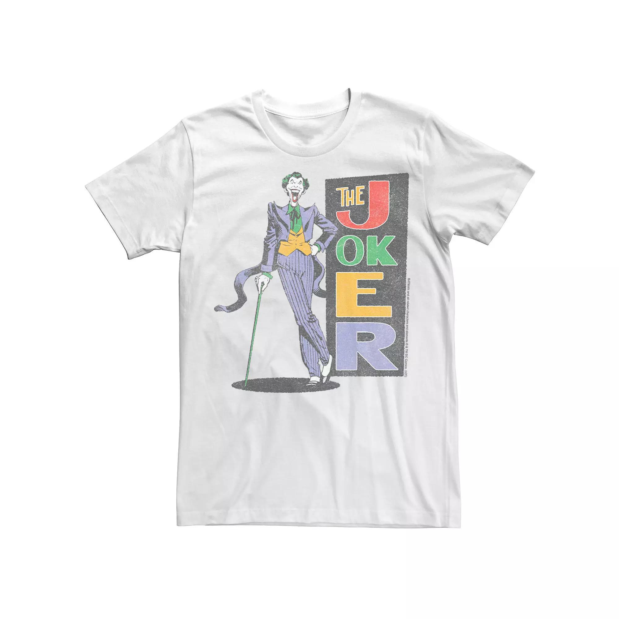 Men's Batman The Joker Vintage Name Stack Tee,  Product Image